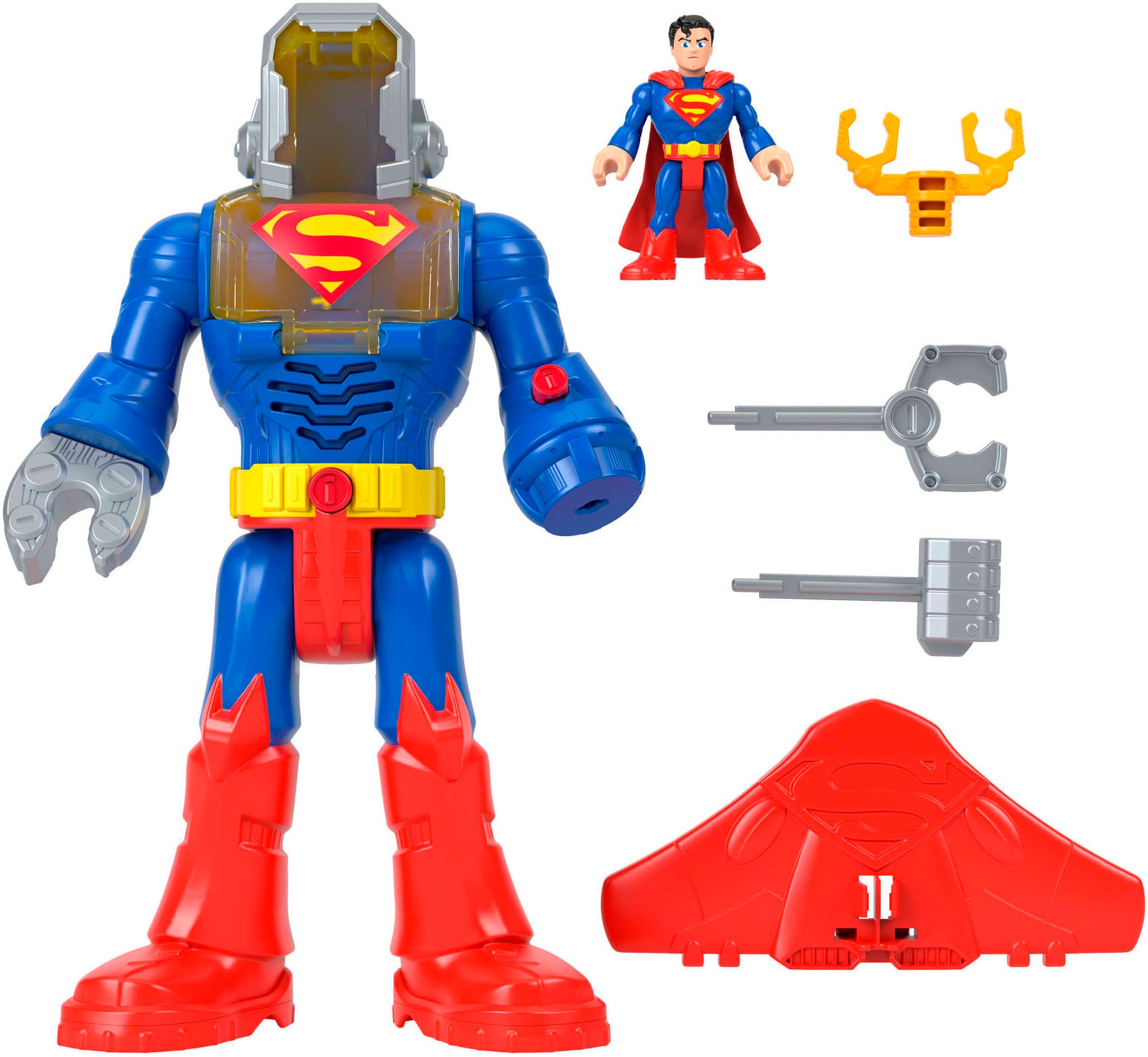 Mattel® Actionfigur »Imaginext DC Super Friends Superman Insider im Exo-Anzug«