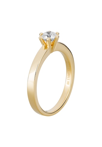 Fingerring »585/- Gelbgold 1 Brill. 0,50 ct.«