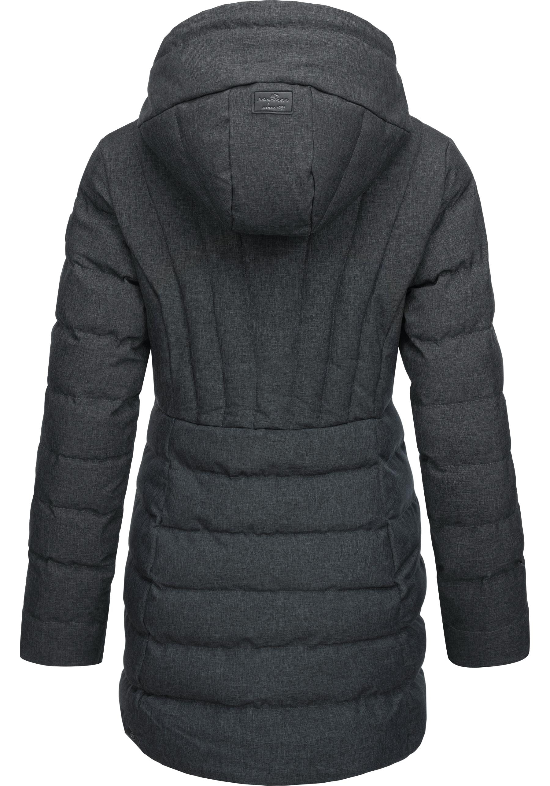 Ragwear Kurzmantel »Ashanta« Wasserdichter Winterparka mit gefütterter Kapuze