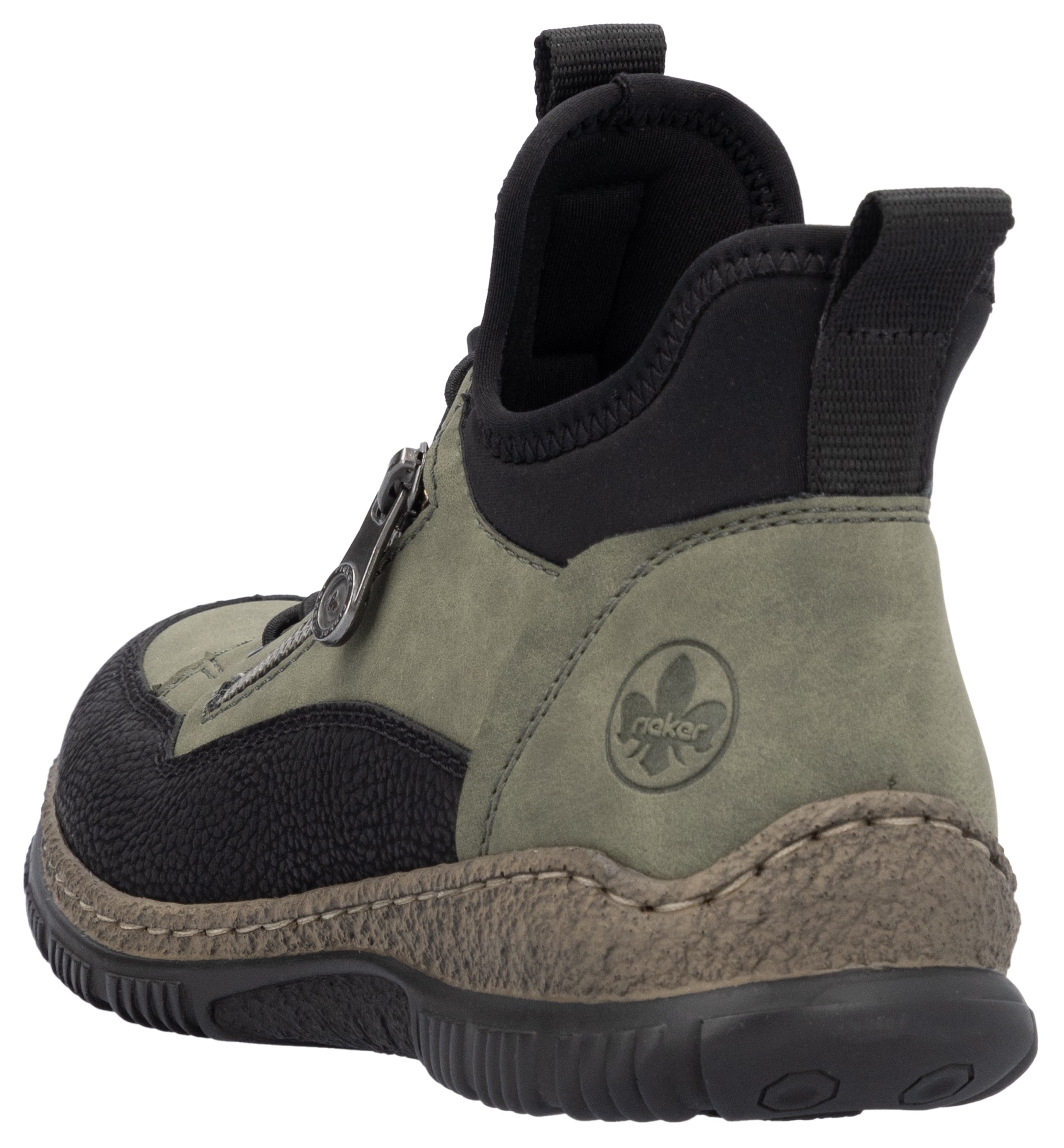 Rieker Slip-On Sneaker, Schlupfschuh, Freizeitschuh mit Schnellverschluss