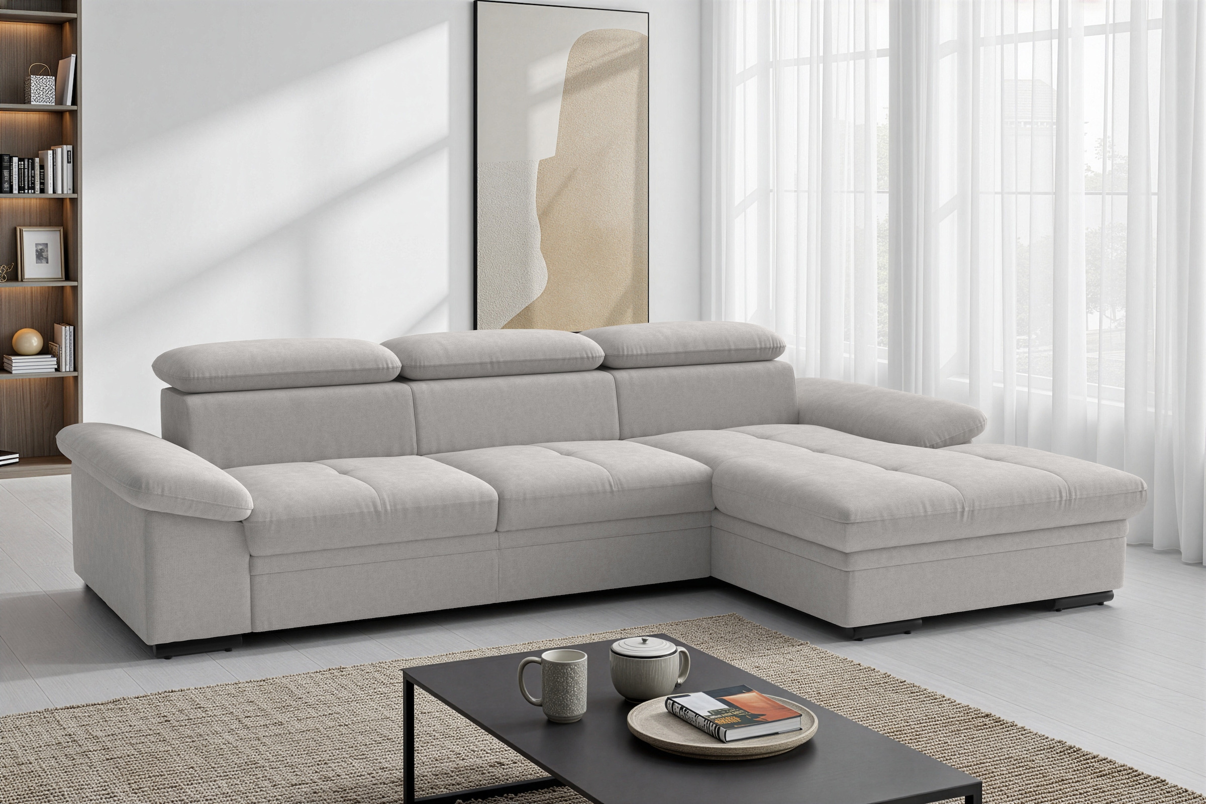 sit&more Ecksofa »Viola« optional Bettfunktion
