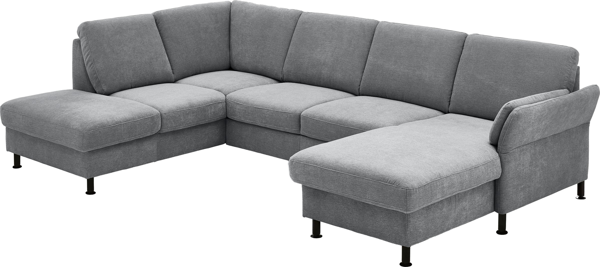 Die PlanBar Wohnlandschaft »ZE-EM18013 U-Form, Breite 305 cm« wahlweise mit Kopfstützen und Liegearmlehne