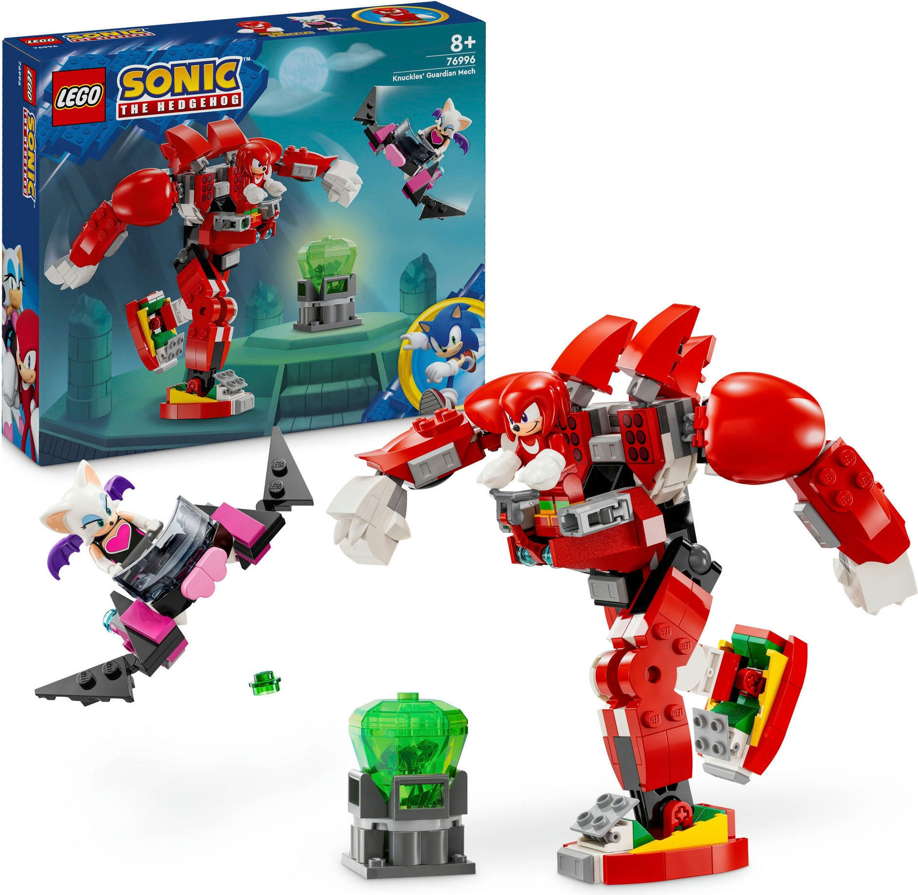 LEGO® Konstruktionsspielsteine »Knuckles' Wächter-Mech (76996), LEGO Sonic«, (276 St.), Made in Europe