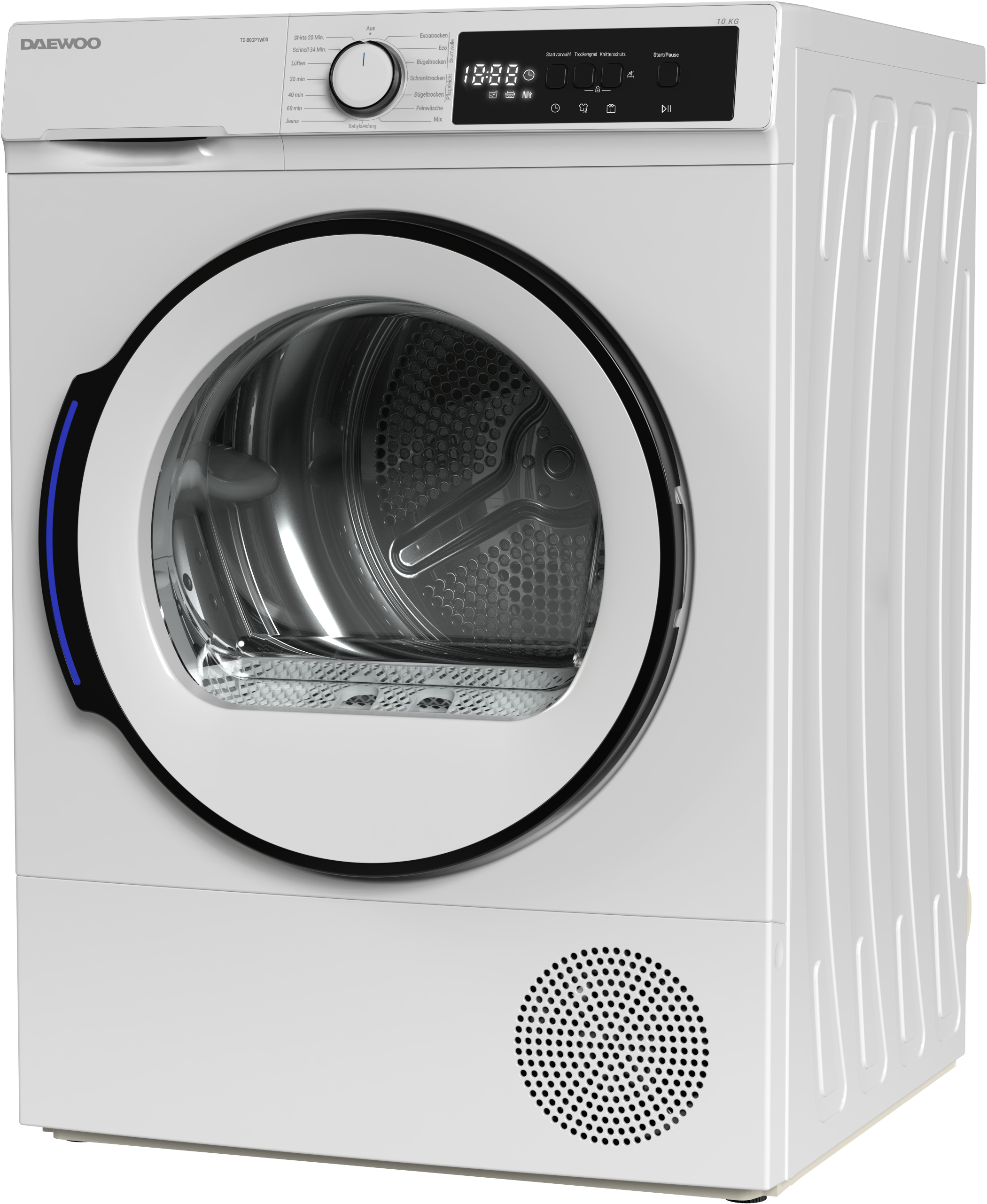 Daewoo Wärmepumpentrockner »TD-B0GP1WD0-DE«, 10 kg