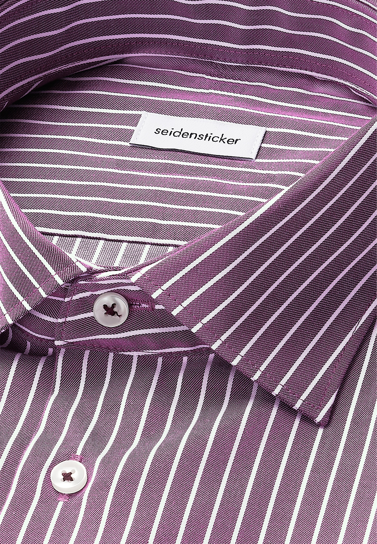 seidensticker Businesshemd »Schwarze Rose«, Slim 1/1 Kentkragen Gestreift