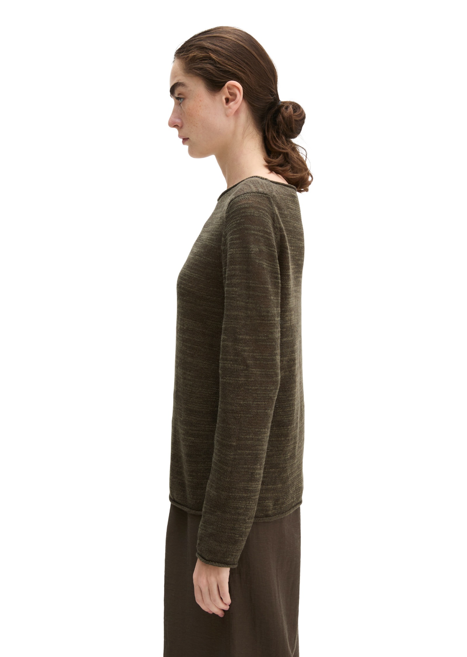 Marc O'Polo Strickpullover »aus Leinen-Baumwolle-Mix«