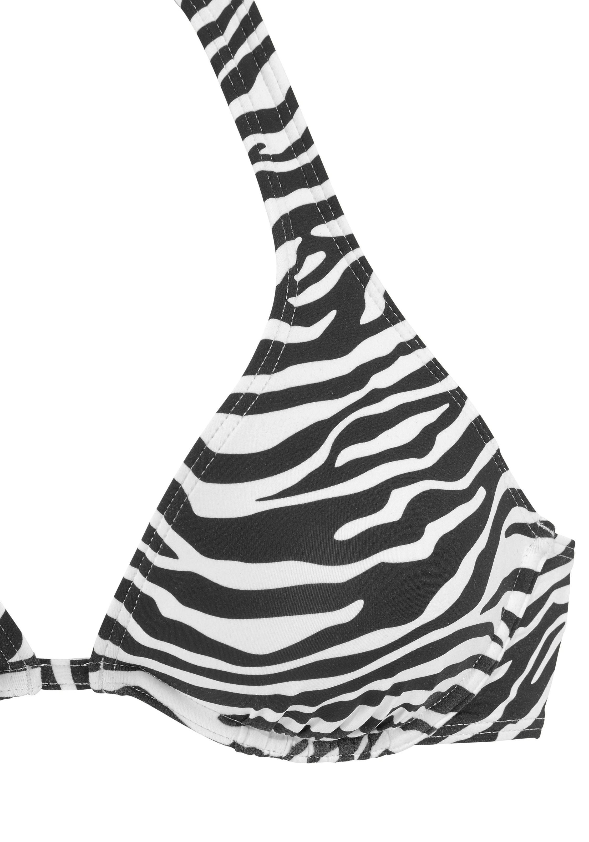 Thumbnail - Venice Beach Bügel-Bikini-Top "Fjella", in zweifarbiger Animal-Optik