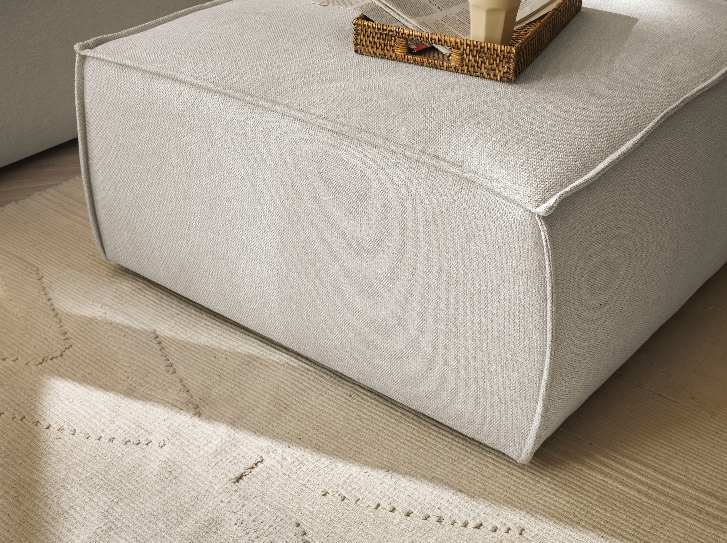 andas Loveseat »Finnley«, (2 St.), Loveseat und Hocker im Set, passend zur Polster-Serie Finnley