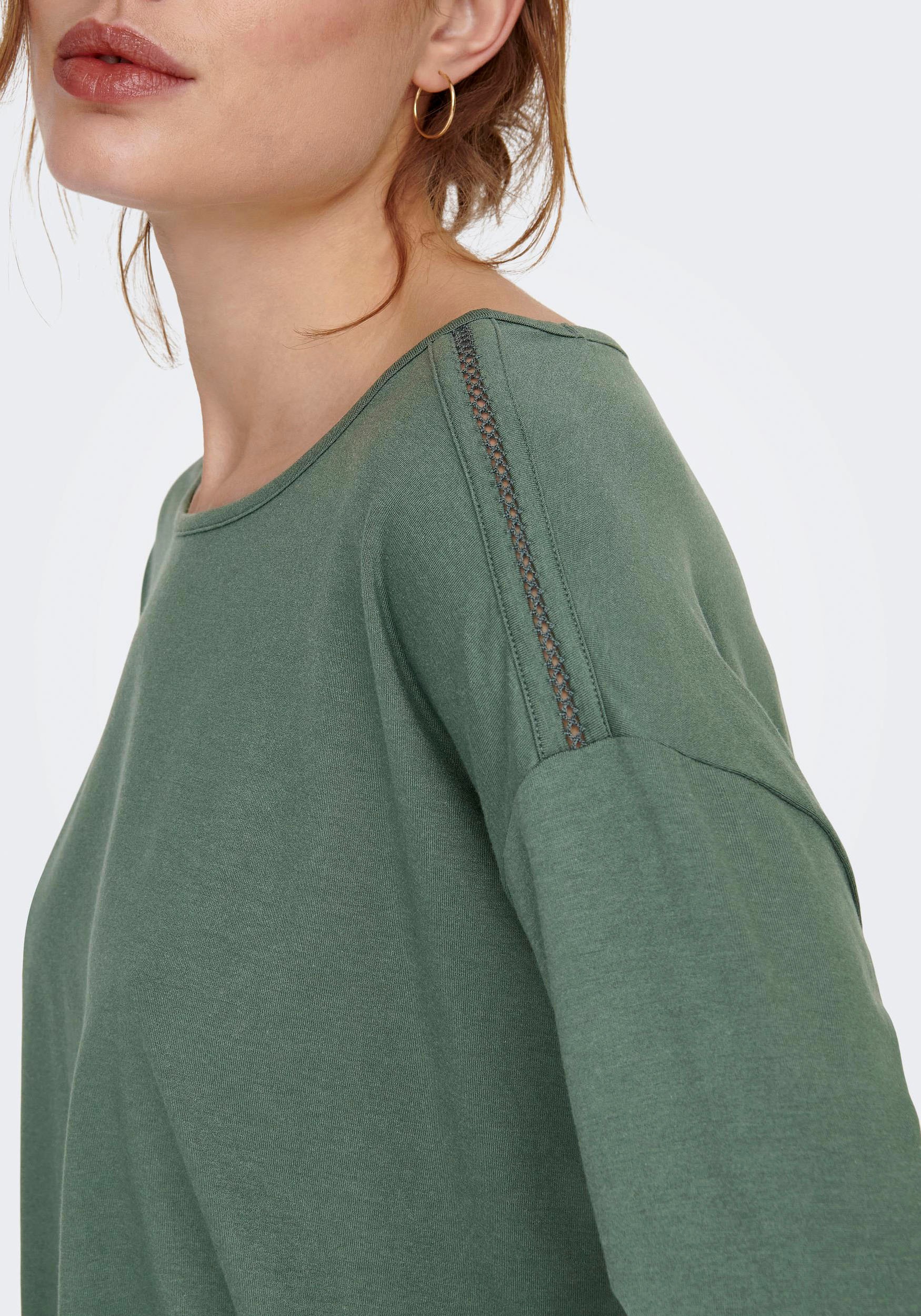 BAUR »ONLMOSTER | 3/4-Arm-Shirt ONLY SHOULDER TOP« online 3/4 TAPE kaufen CS