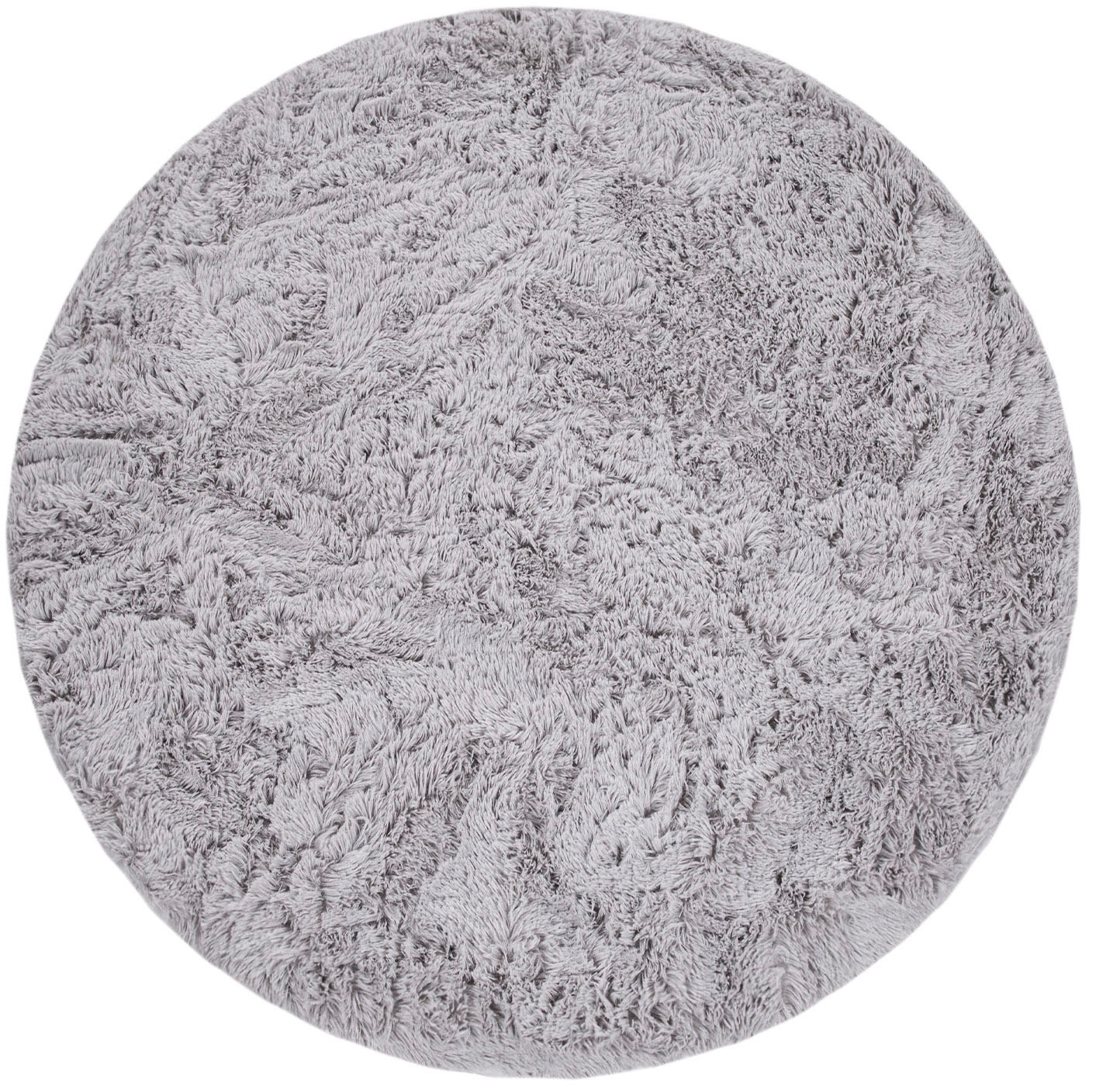 Paco Home Hochflor-Teppich "Silky 591" rund 37 mm Höhe Uni Farben, besonder günstig online kaufen