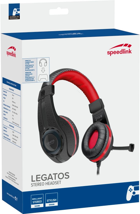 Speedlink Gaming-Headset »LEGATOS«, für PC/PS5/PS4/Xbox SeriesX/S/Switch/OLED/Lite