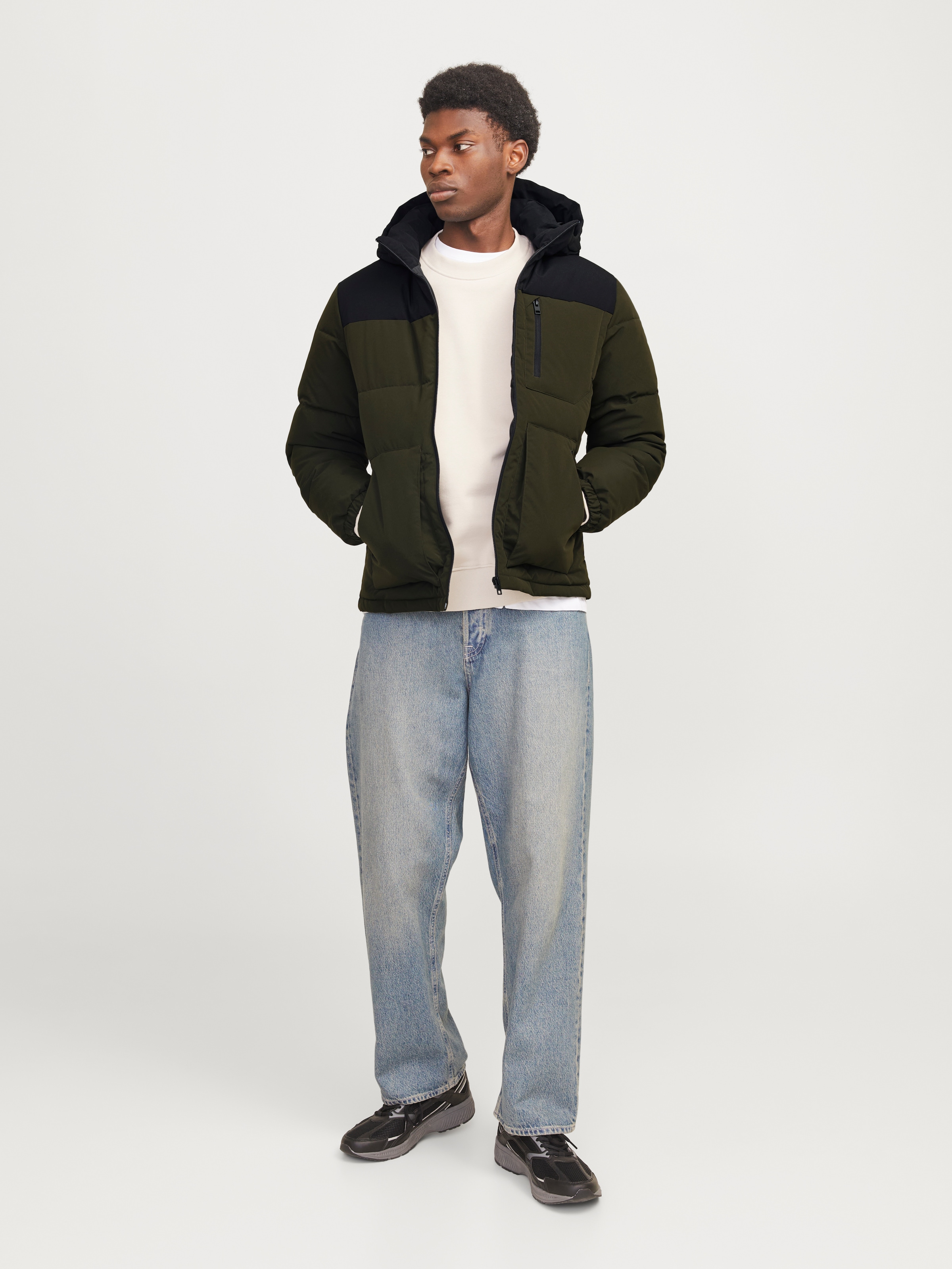 Jack & Jones Steppjacke »JJEOTTO PUFFER JACKET SN«, mit Kapuze