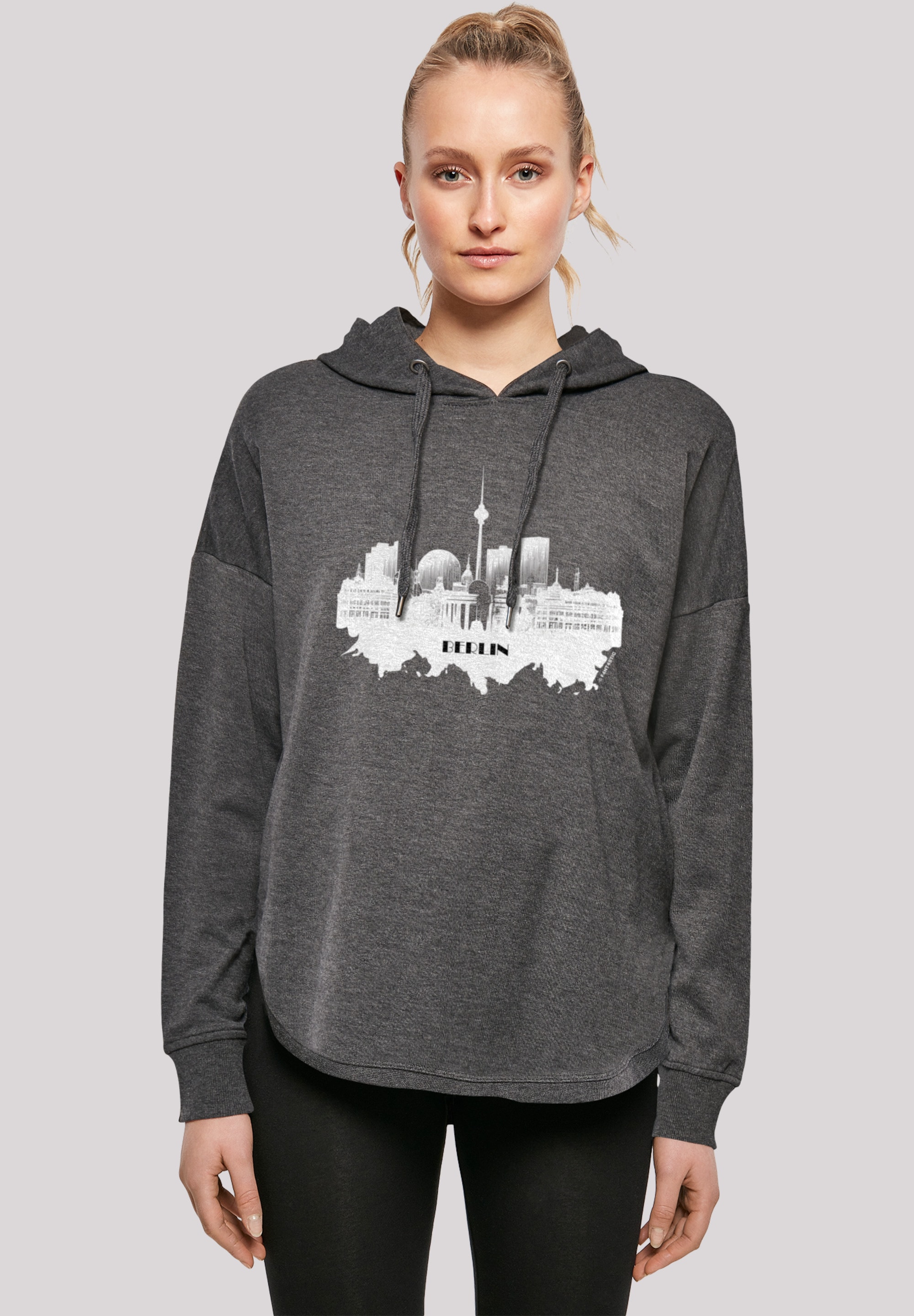 F4NT4STIC Kapuzenpullover "Cities Collection - Berlin skyline", Print