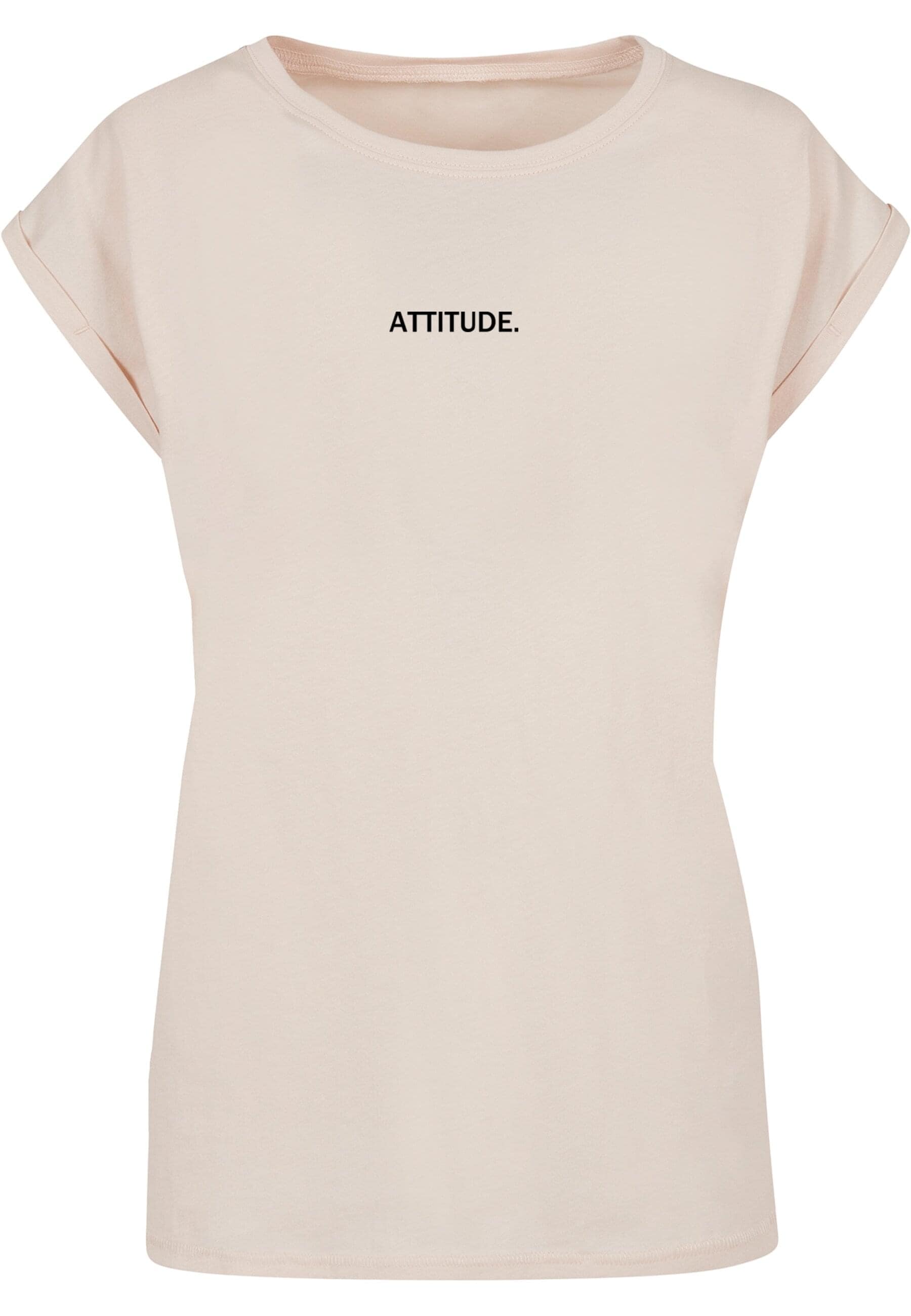 Merchcode T-Shirt "Merchcode Damen Ladies Attitude Extended Shoulder Tee" günstig online kaufen