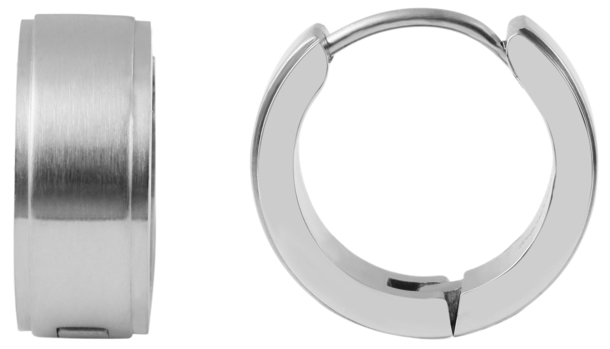 Adelia´s Klappcreolen »Damen Ohrringe – Klappcreole aus Edelstahl« Schöne Geschenkidee zum Muttertag