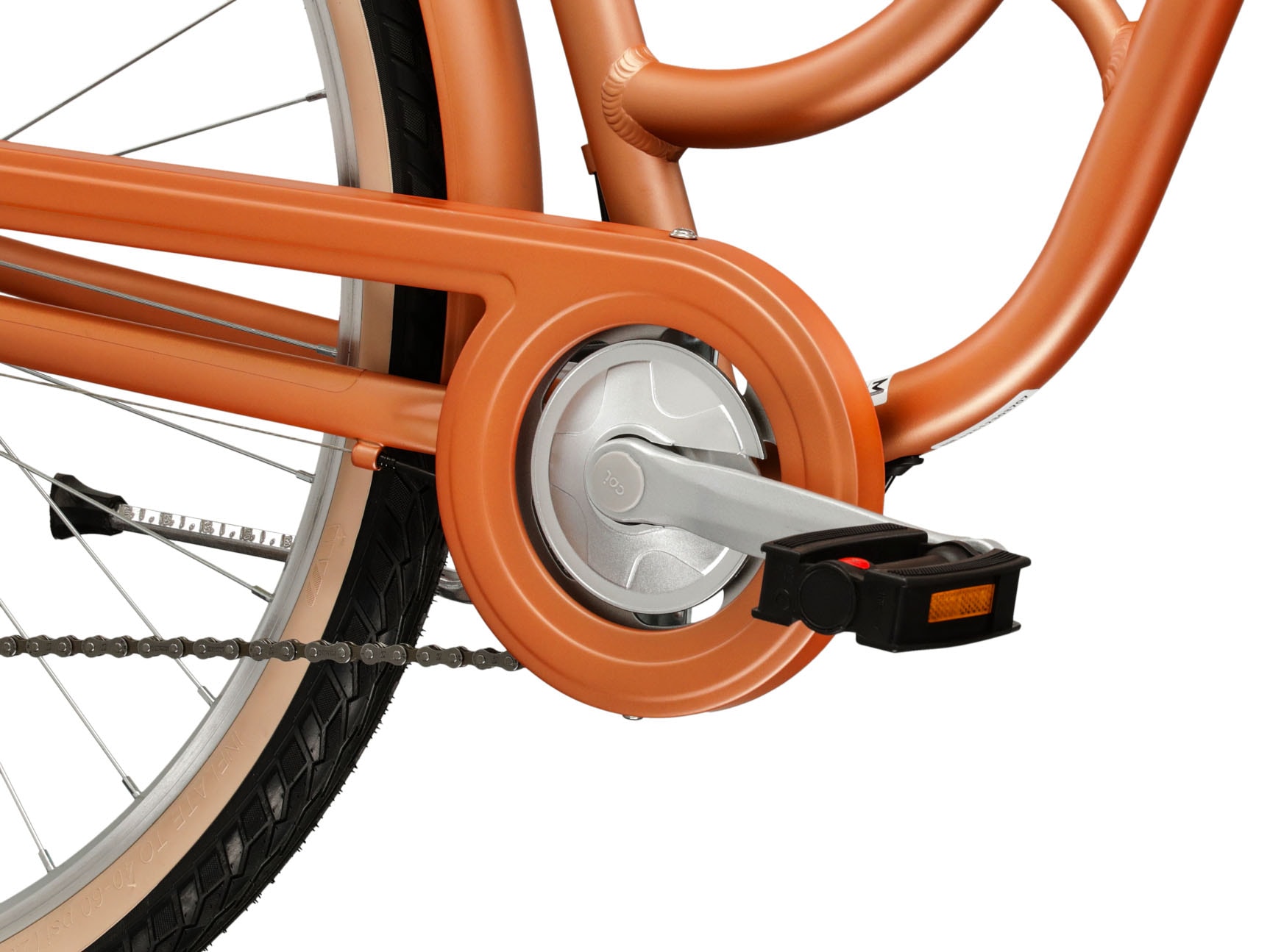 Kross Cityrad »Citybike Damen 28" Sentio Classic braun 7 Gänge mit Beleuchtung 2026« 7 Gang Shimano TOURNEY TY200 Schaltwerk Kettenschaltung Rahmen aus Aluminium Performance