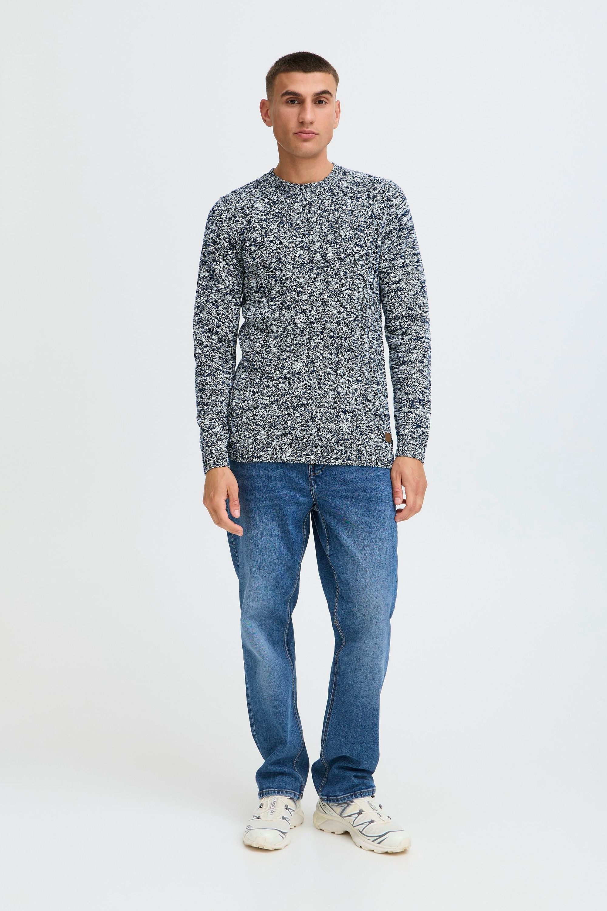 Solid Strickfleece-Pullover "Strickpullover SDRICCO" günstig online kaufen