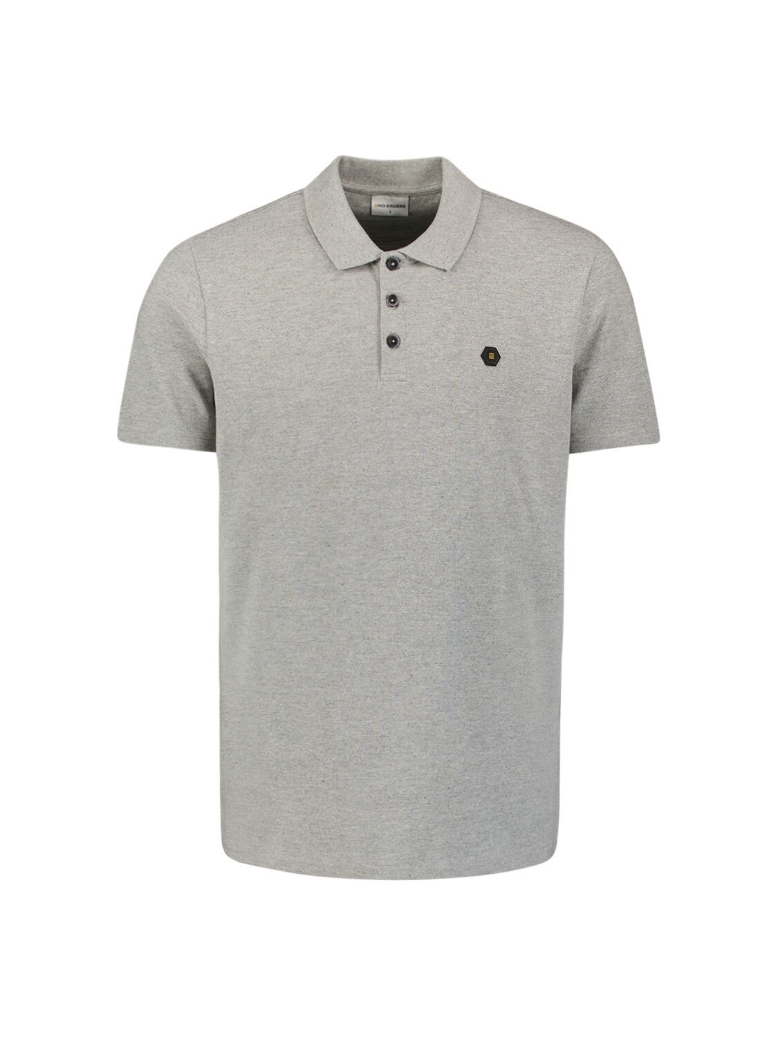NO EXCESS Poloshirt »No Excess Poloshirt Polo Melange«