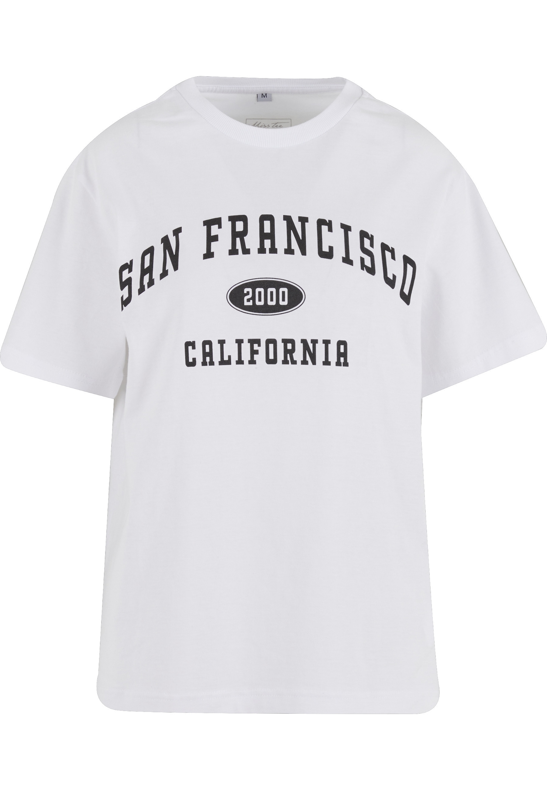 Miss Tee T-Shirt "Miss Tee San Francisco City Wording Tee" 1 Stk. günstig online kaufen