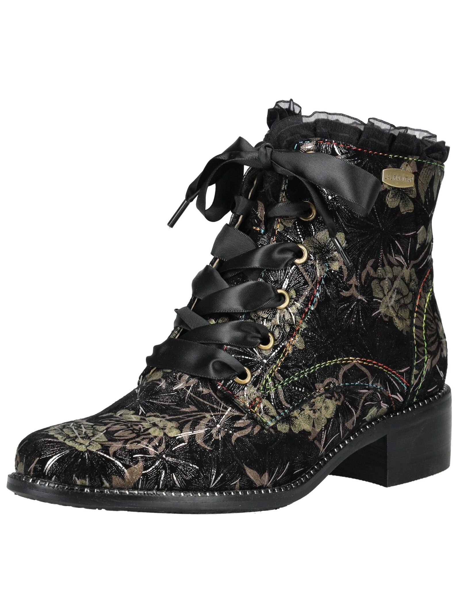 LAURA VITA Schnürstiefelette "LAURA VITA Stiefelette Leder" günstig online kaufen