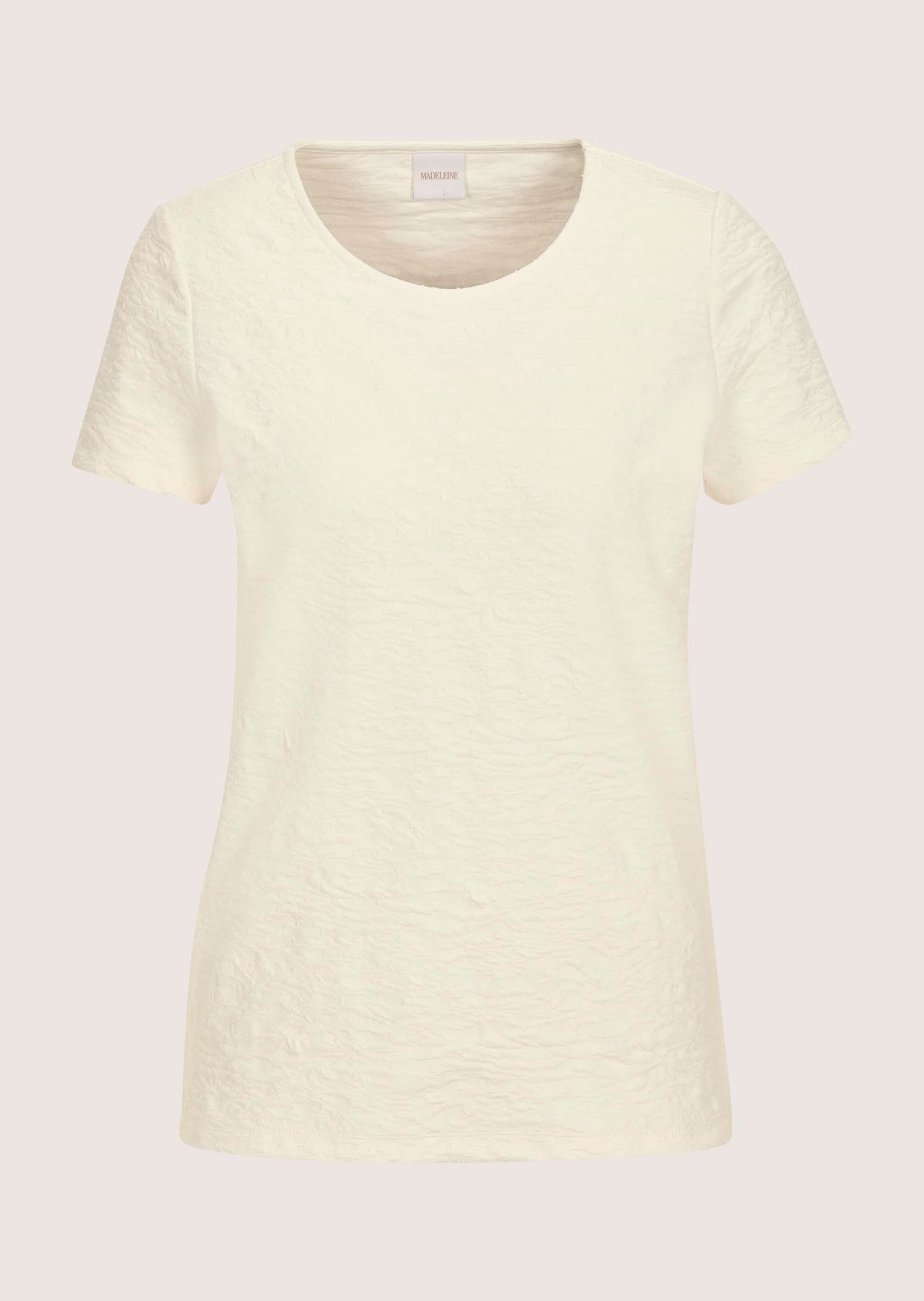 MADELEINE Kurzarmshirt "Shirt Stylisches Blusenshirt mit Rundhals" Crash-Op günstig online kaufen