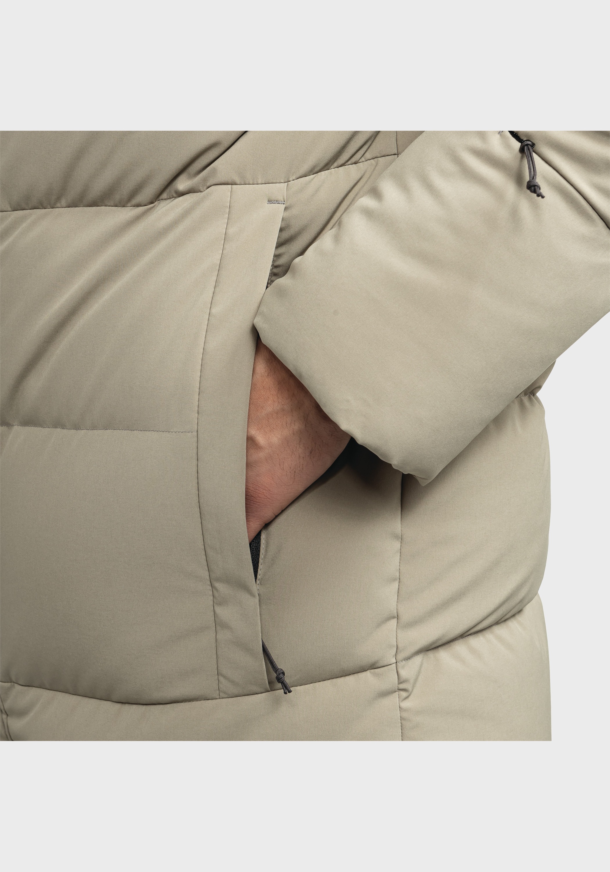 Schöffel Langjacke »Urban Down Coat Style Cers MNS«, mit Kapuze