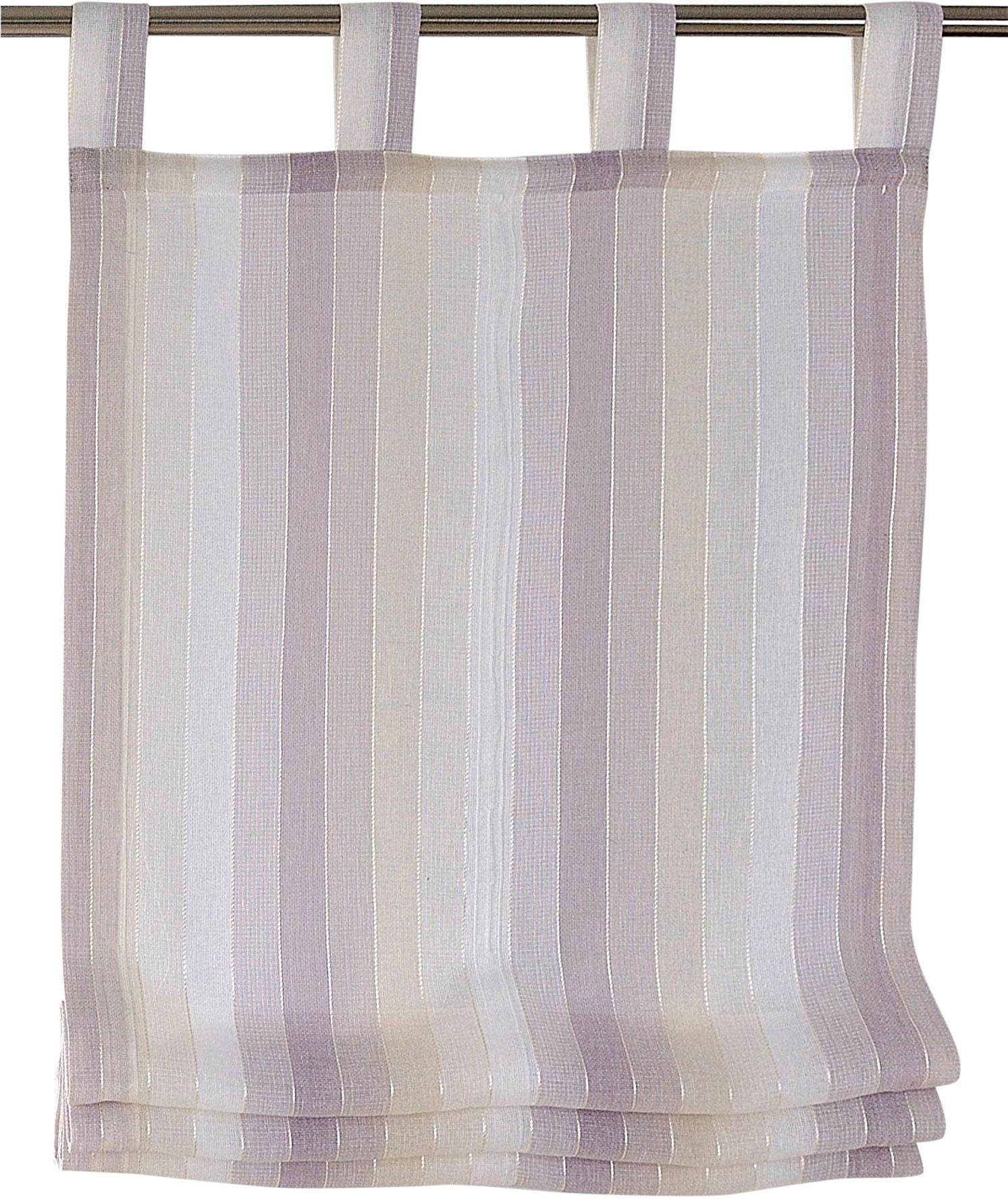 Kutti "Claire" mit Schlaufen freihängend gestreift, Webstreifen, Polyester, günstig online kaufen