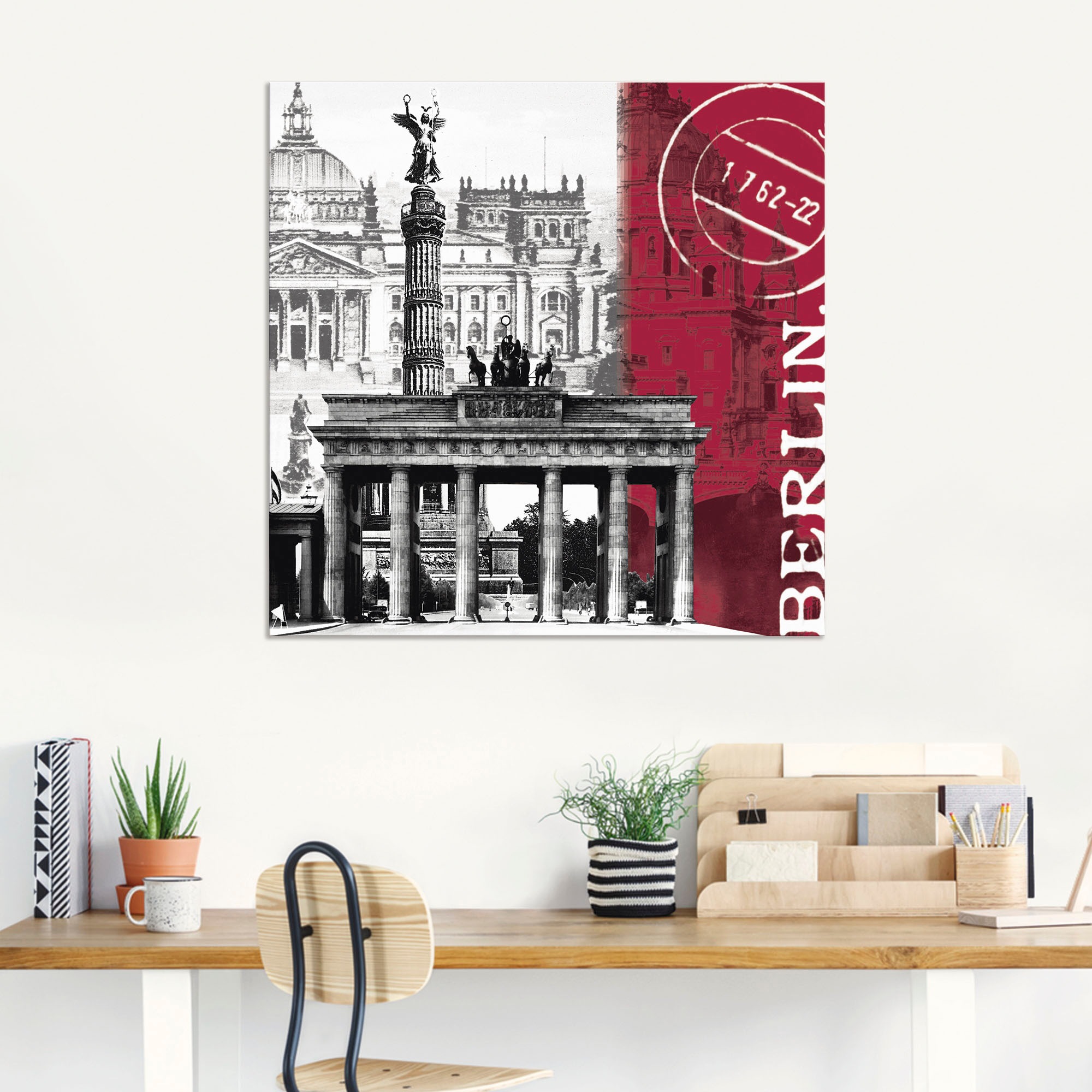 Artland Wandbild »Berlin I«, Gebäude, (1 St.), als Alubild, Outdoorbild, Leinwandbild in verschied. Größen