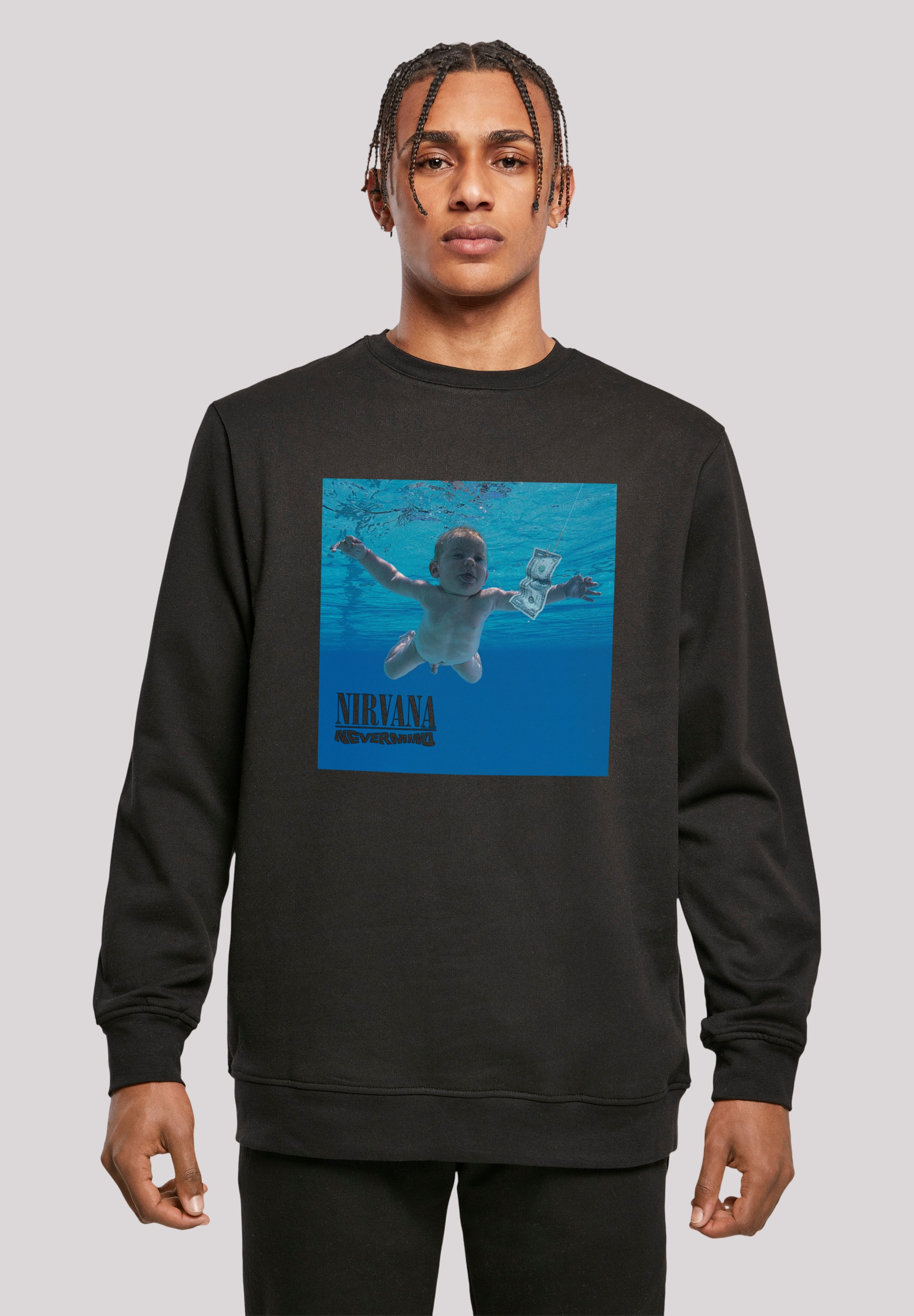 F4NT4STIC Sweatshirt »Nirvana Rock Band Nevermind Album«, Premium Qualität  ▷ für | BAUR