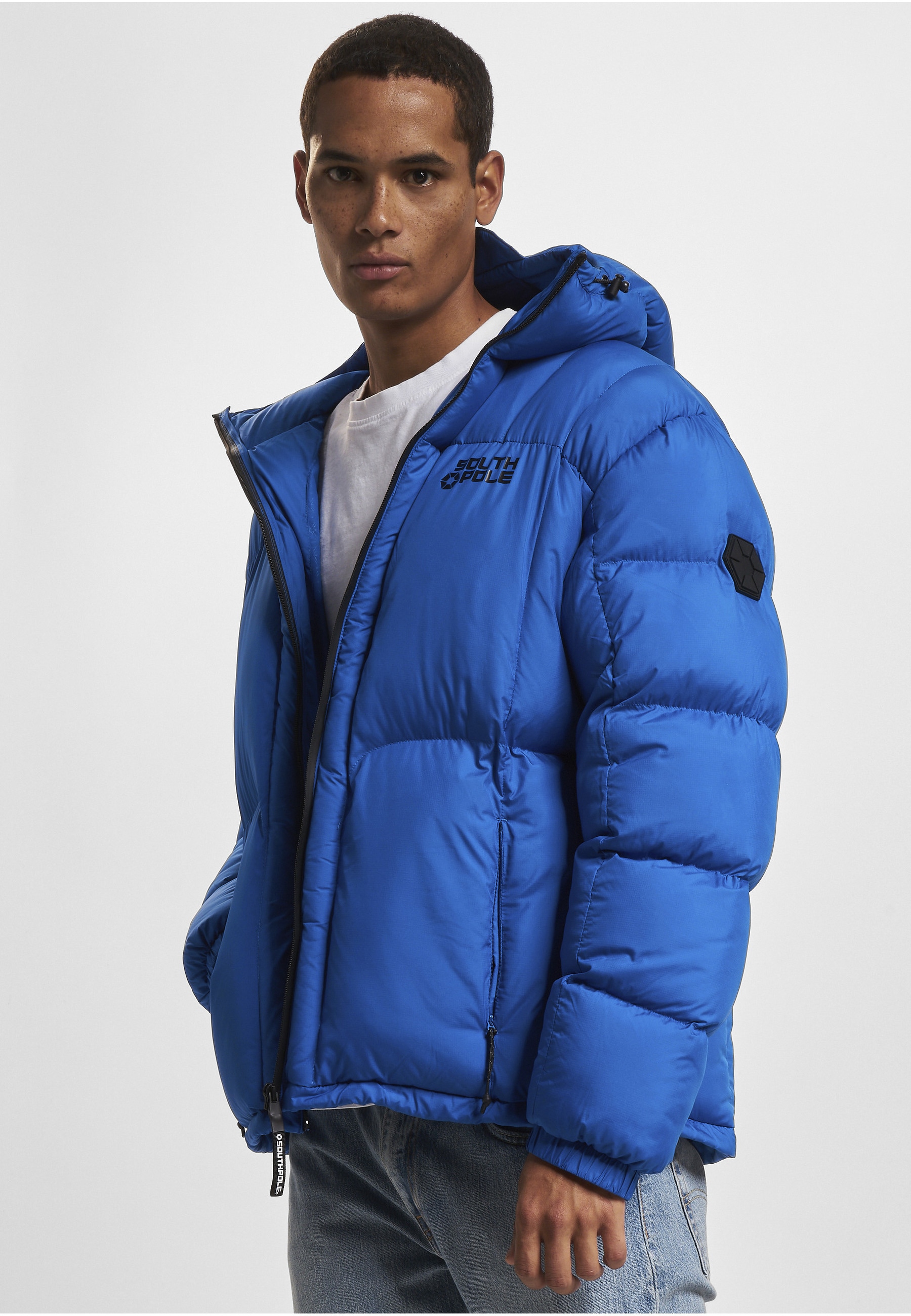 Southpole Winterjacke »Southpole Herren Storm Explorer 1.0« 1 Stk. tlg. mit Kapuze