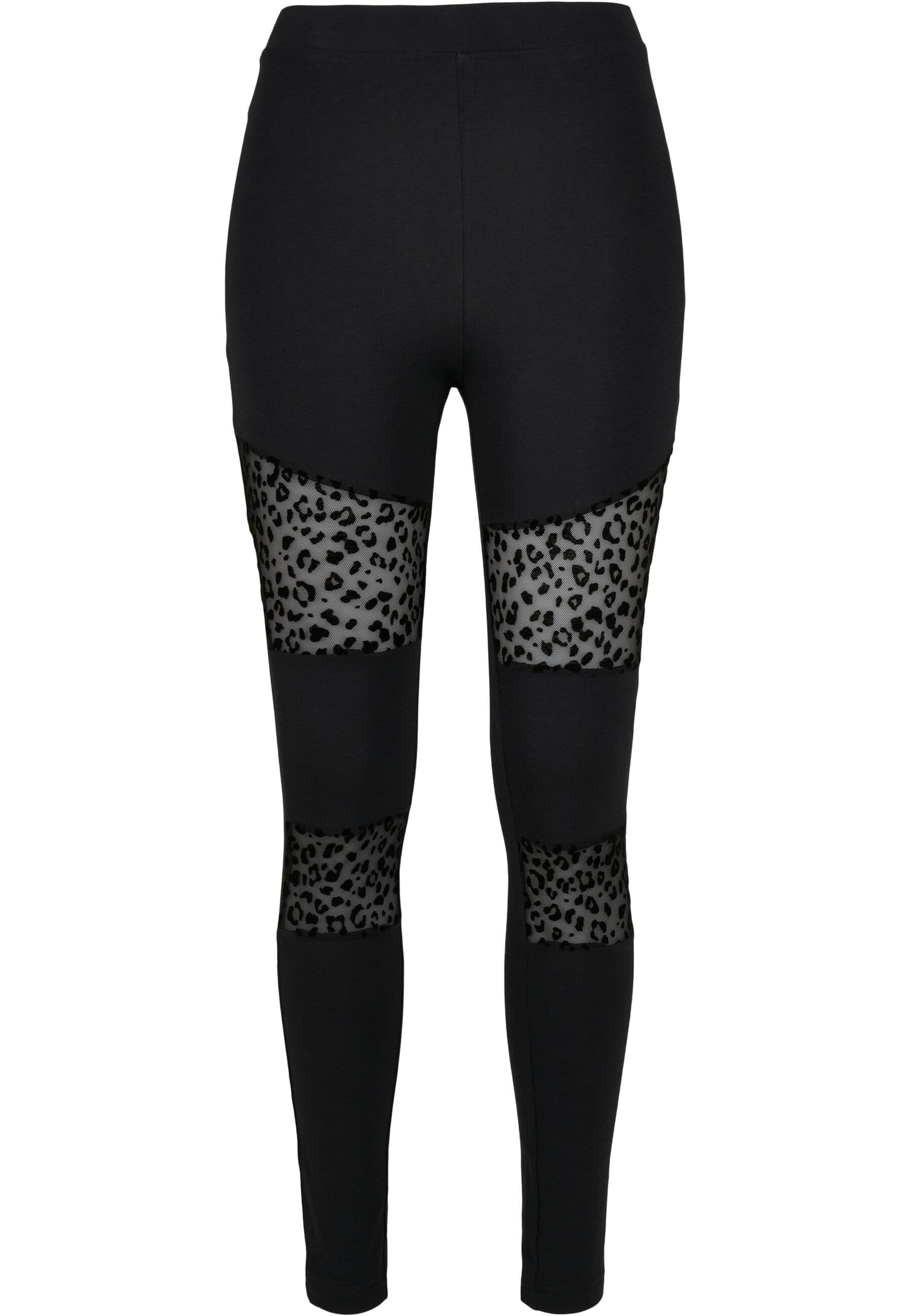 URBAN CLASSICS Leggings "Urban Classics Damen Ladies Flock Lace Inset Leggings", (1 tlg.)