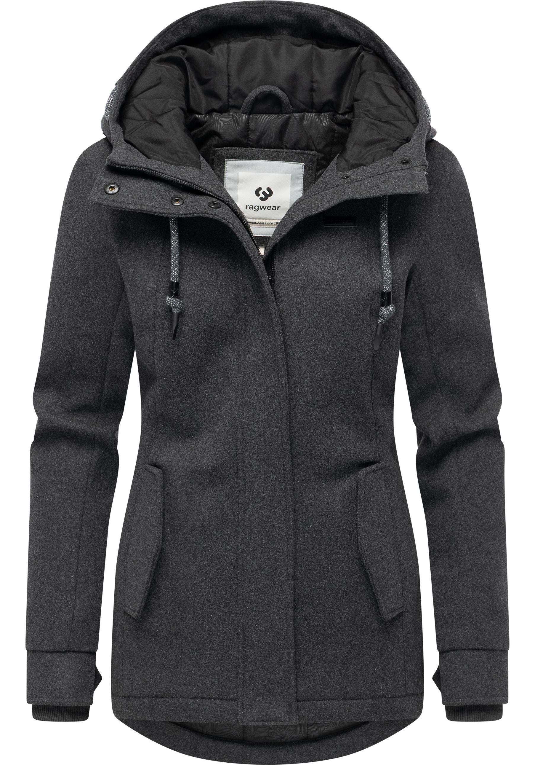 Ragwear Winterjacke »Monadde Felt YOUMODO«, mit Kapuze, Wasserfeste warme Jacke mit Kapuze