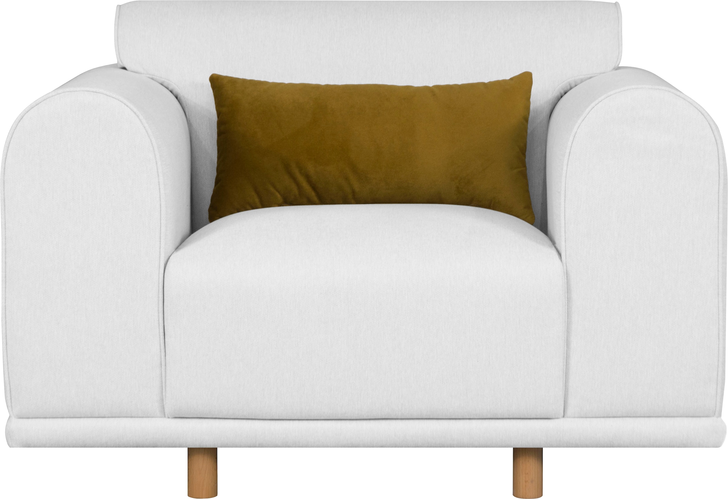 andas Loveseat »Maroon Sessel«, in skandinavischem Design, mit losem Kissen