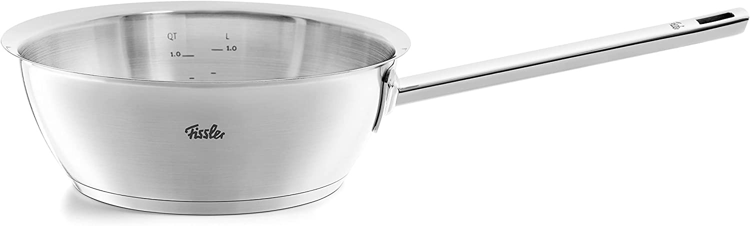 Fissler Sauteuse "ORIGINAL-PROFI COLLECTION", Edelstahl 18/10, (1 tlg.), mit breitem Schüttrand, Kaltmetallgriffen. Made