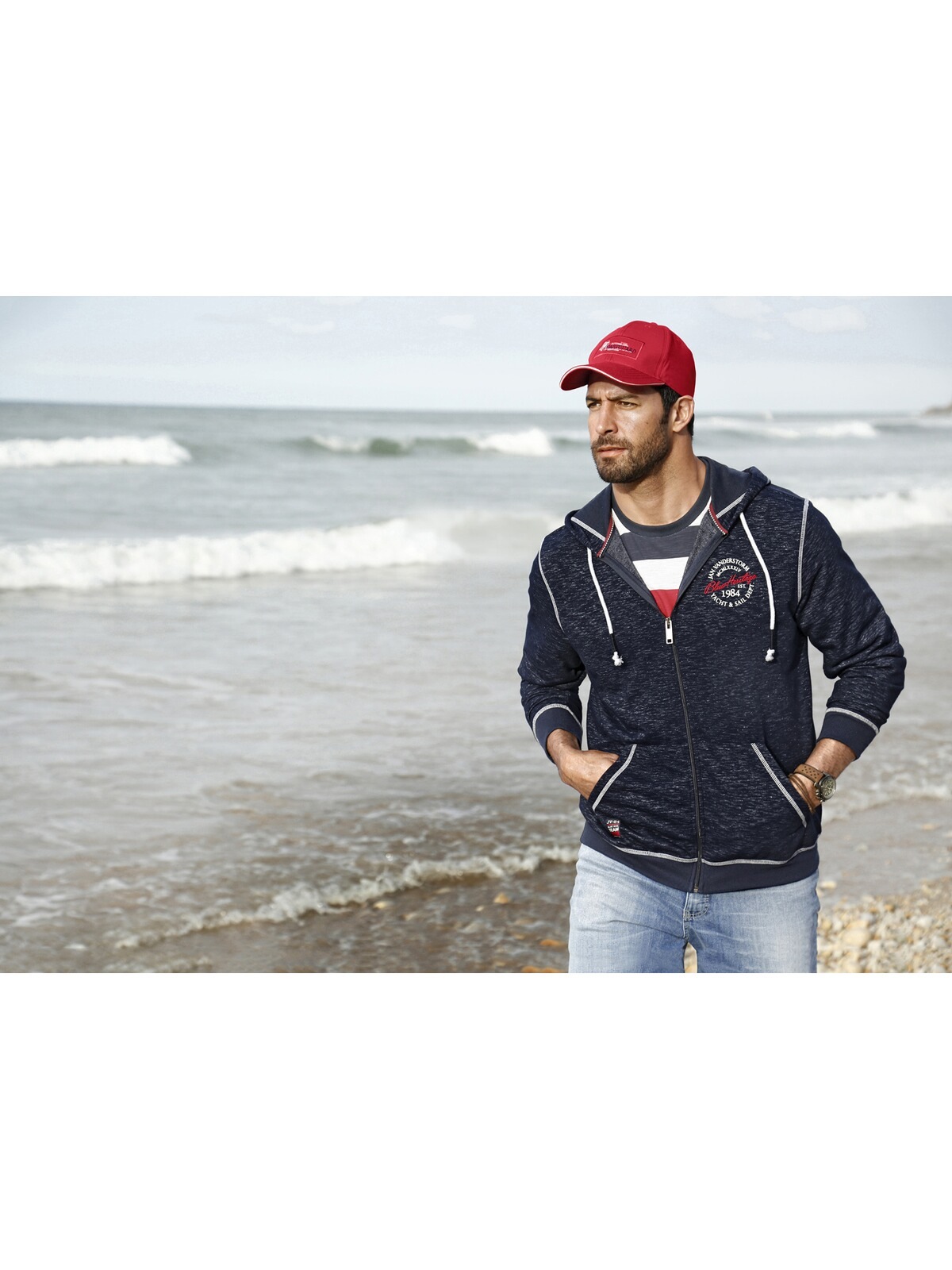 Thumbnail - Jan Vanderstorm Kapuzensweatjacke "Sweatjacke JOKORA"