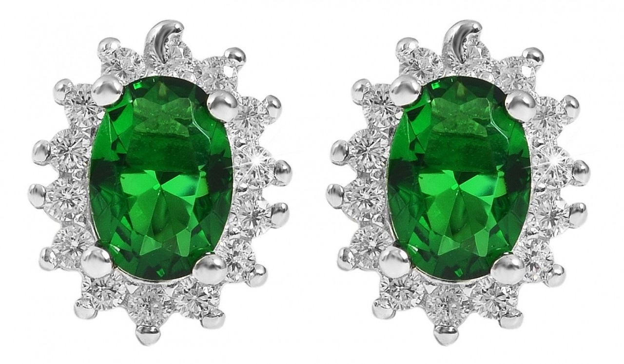 Adelia´s Paar Ohrhänger »Damen Ohrstecker aus 925 Sterling Silber und Zirkonia - Strass«