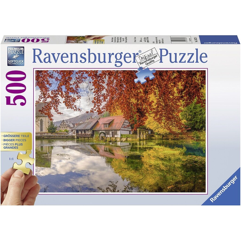 Ravensburger Puzzle »Mühle am Blautopf«, Made in Germany, FSC® - schützt Wald - weltweit