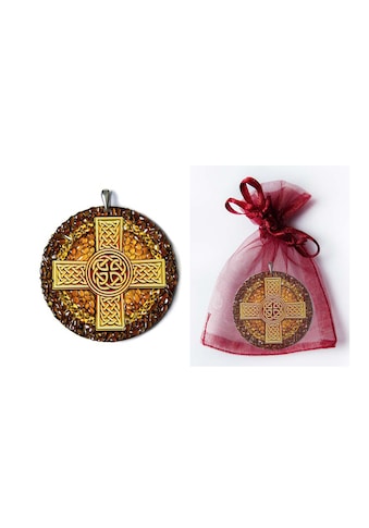 Adelia´s Amulett »925 Silber Bernstein Talisman«, Keltisches Kreuz - Einheit mit dem... kaufen