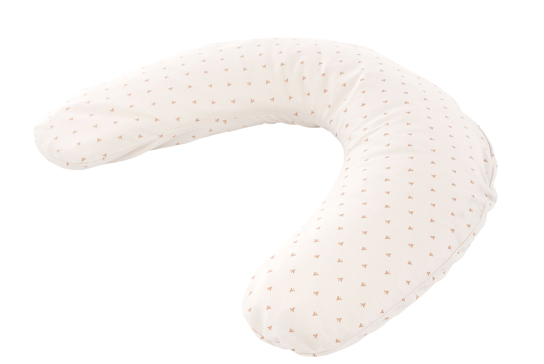 TRÄUMELAND Baby Babykissen "Seitenlagerungskissen Twister beige Füllung: EPS-Perlen"beige, gemustert, gemustert, Baumwolle,