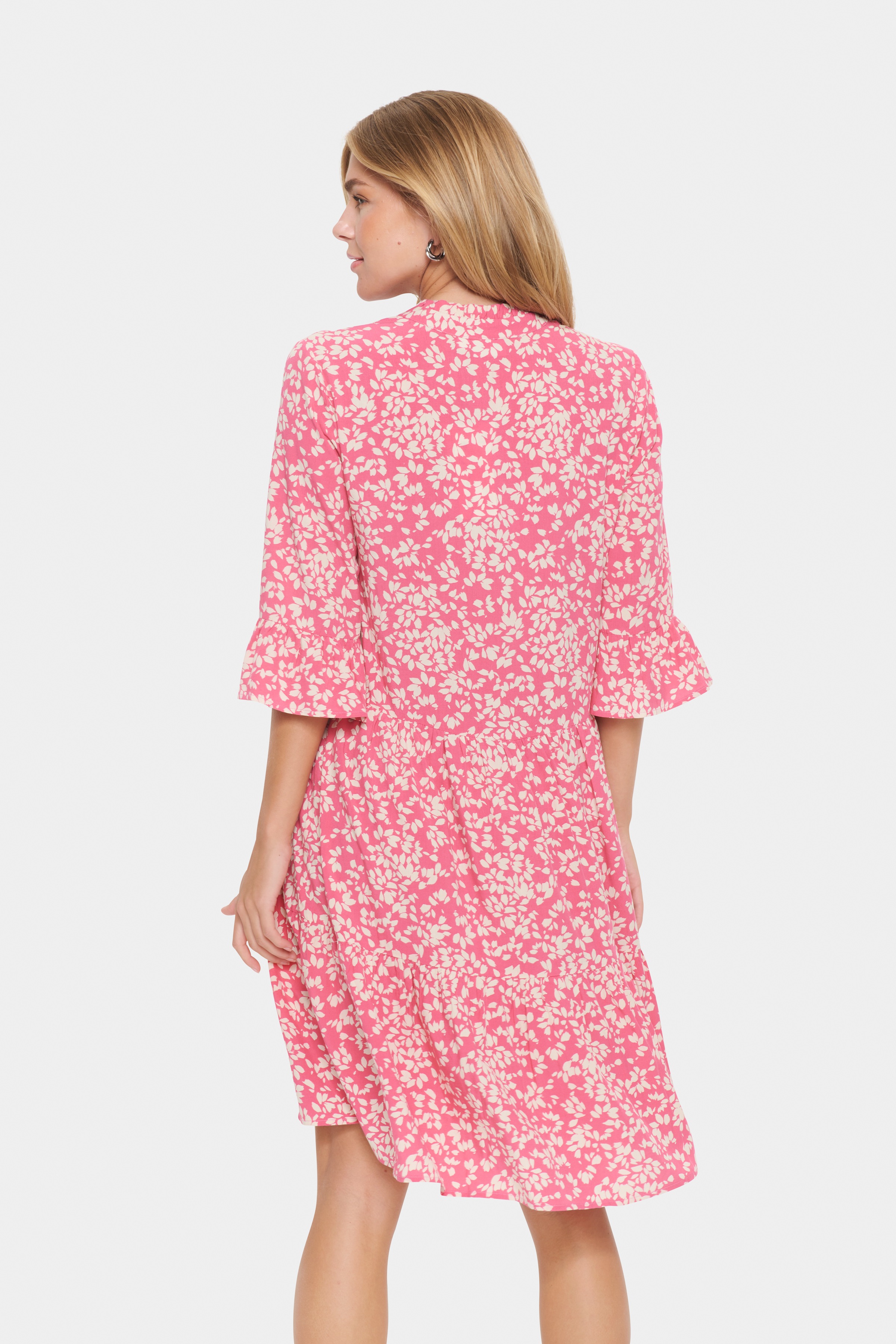 Thumbnail - Saint Tropez Blusenkleid "EdaSZ Dress", mit Volant und 3/4 Ärmel