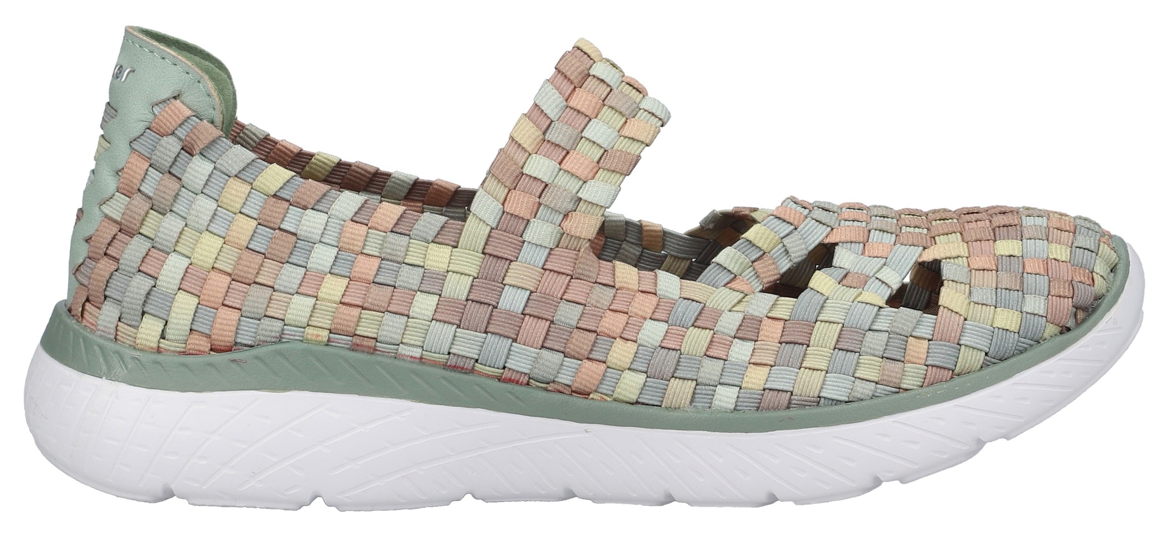 Rieker Riemchenballerina  Slipper, Schlupfschuh mit MemoSoft-Innensohle