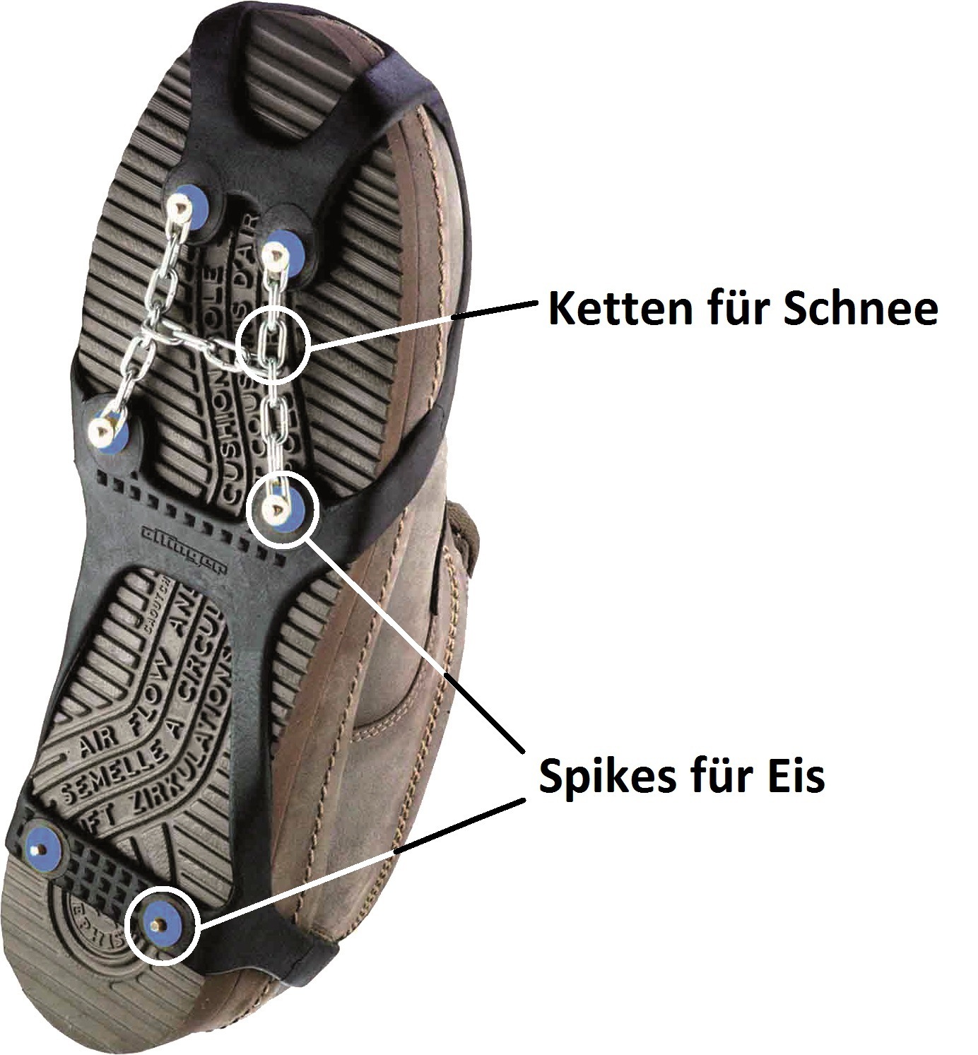 YETI Schuhanstecker "Zubehör 090200 Yeti Schuhkralle", schwarz, Schuhzubehör