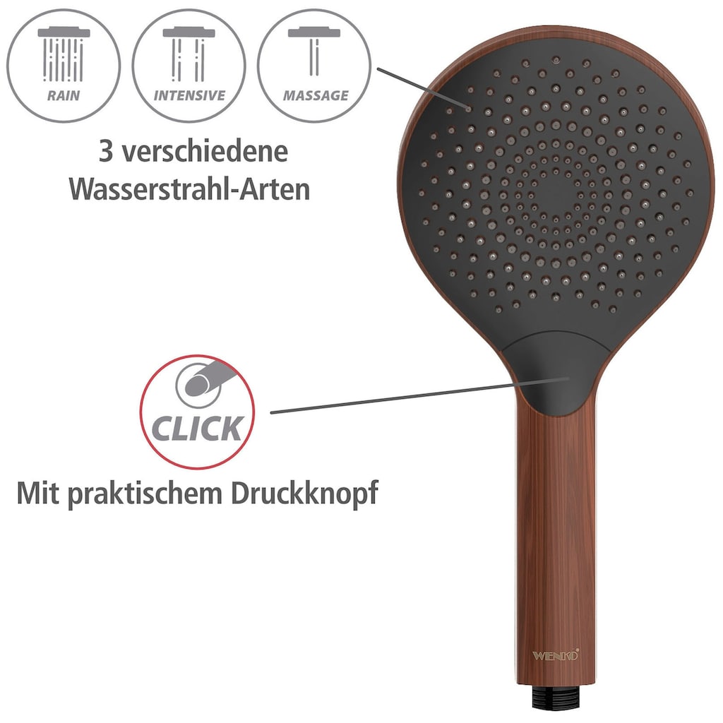 WENKO Handbrause »Watersaving«, (1 tlg.)