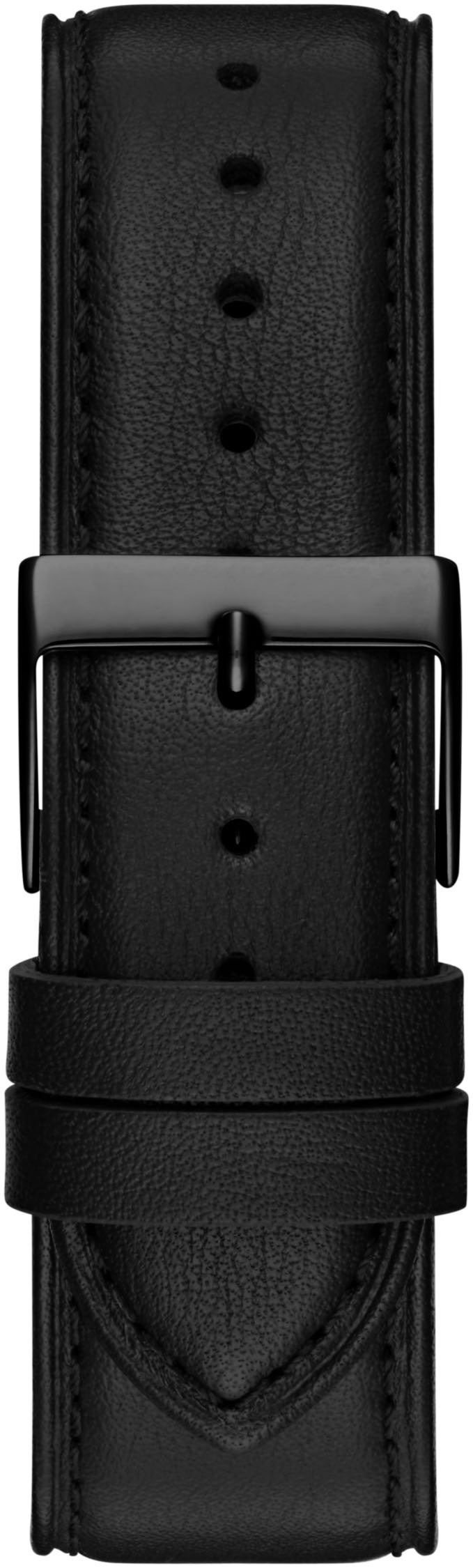 Guess Quarzuhr »DEX«, Armbanduhr, Herrenuhr, Lederarmband, Mineralglas, analog