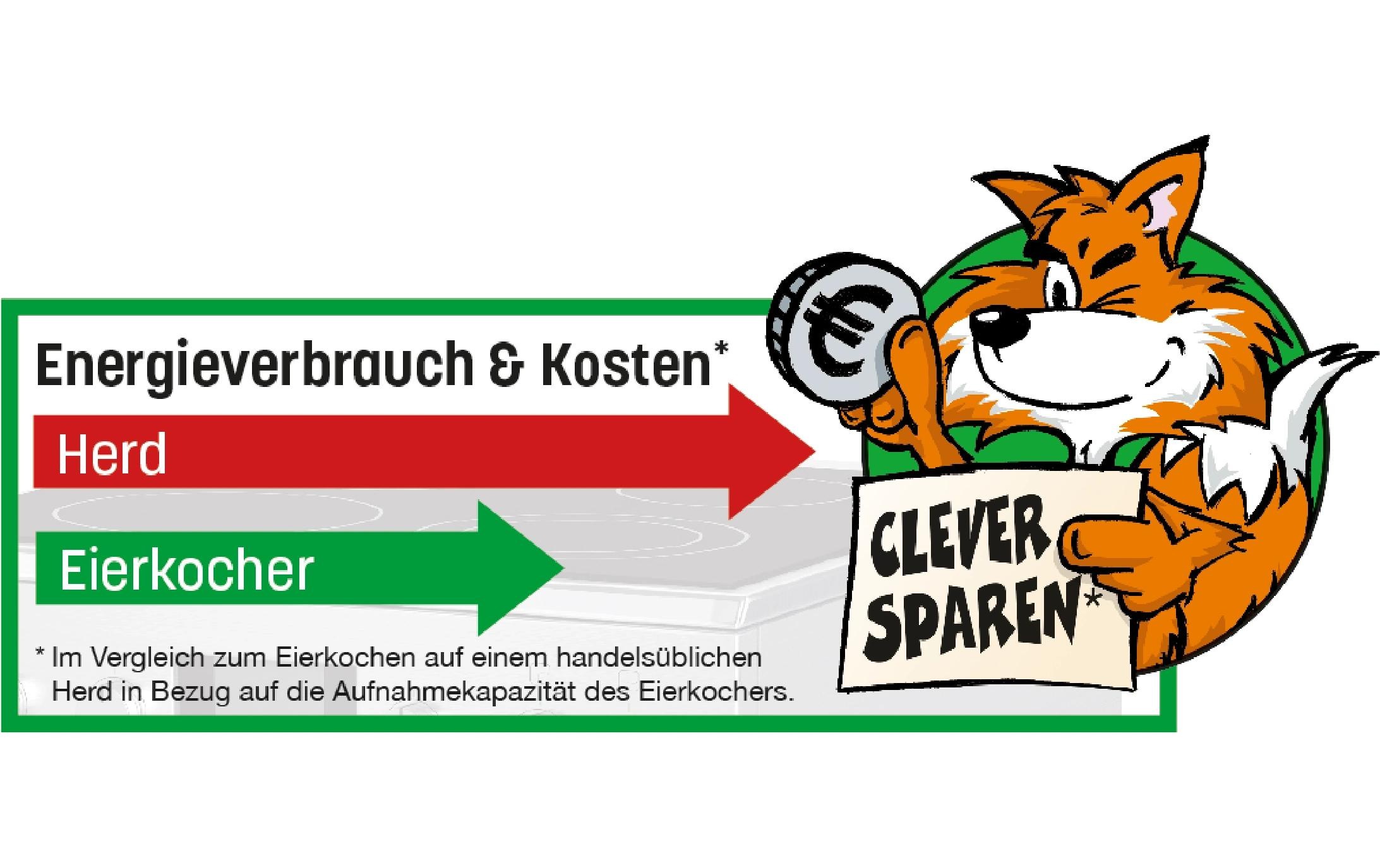 GOURMETmaxx Eierkocher »Kompakt 2.0 Silber, 2 Eier« 200 W