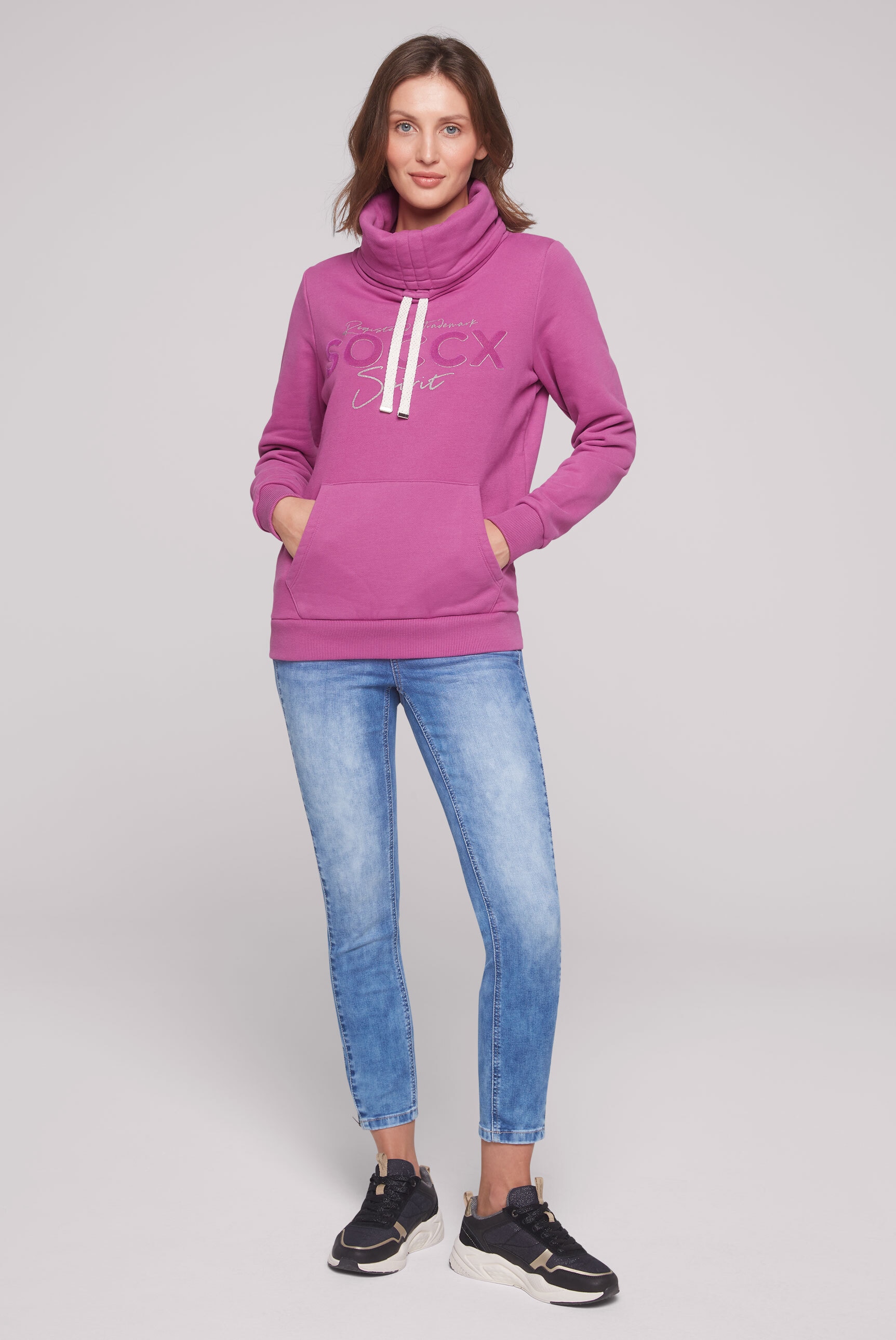SOCCX Sweater, mit Baumwolle