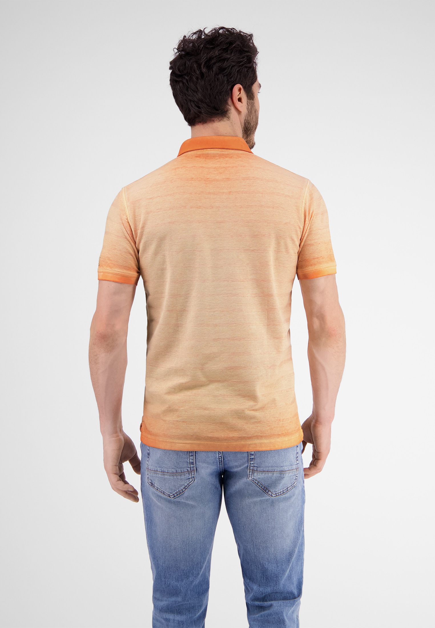 LERROS Poloshirt "LERROS Poloshirt, gestreift in Strukturqualität" günstig online kaufen