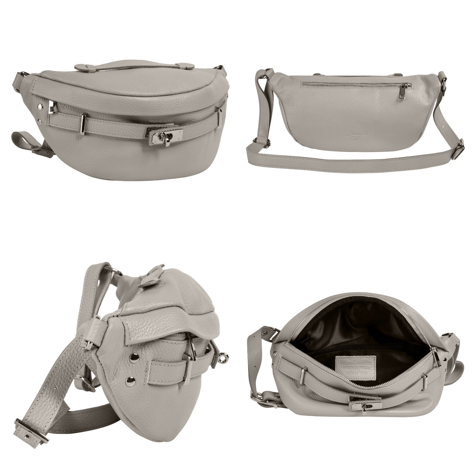 Samantha Look Gürteltasche, echt Leder, Made in Italy