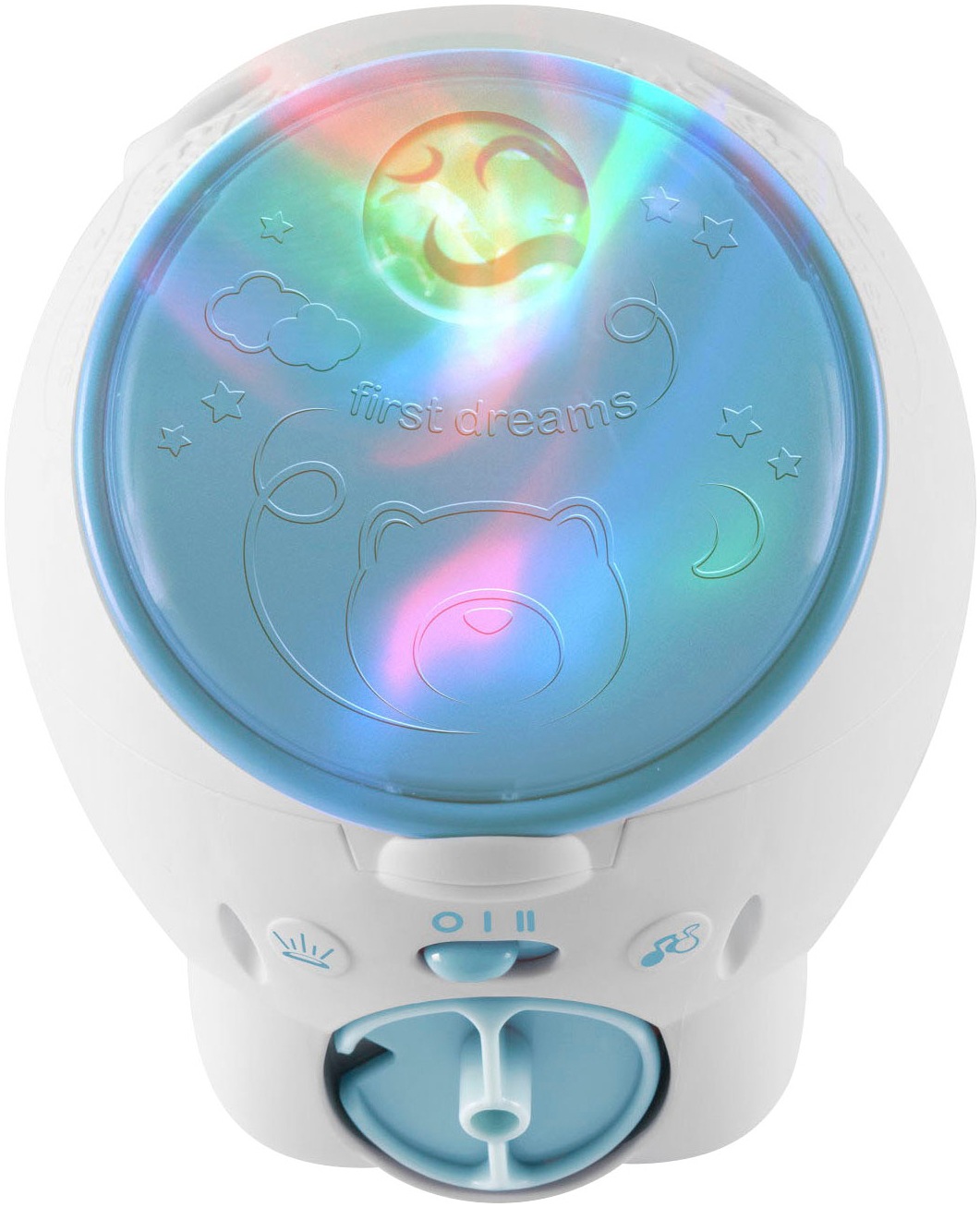 Nachtlicht CHICCO "Projektor Eisbär, blau", Baby, Gr. H: 20,4cm, blau, Leuchten Nachtlicht, mit Projektor und Soundfunktion 3