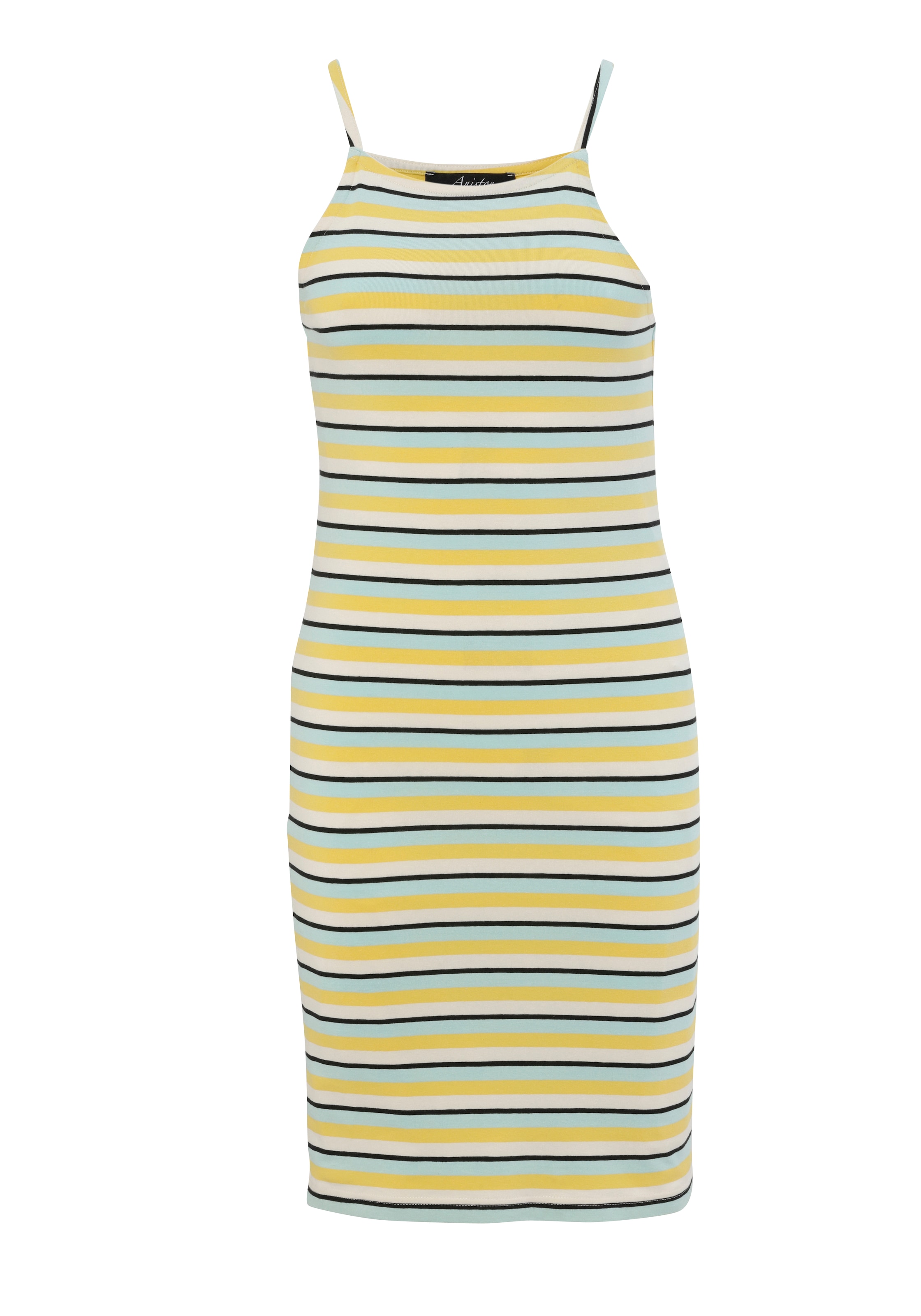 Aniston CASUAL Sommerkleid, Marine-Look oder bunt gestreift - du hast die Wahl